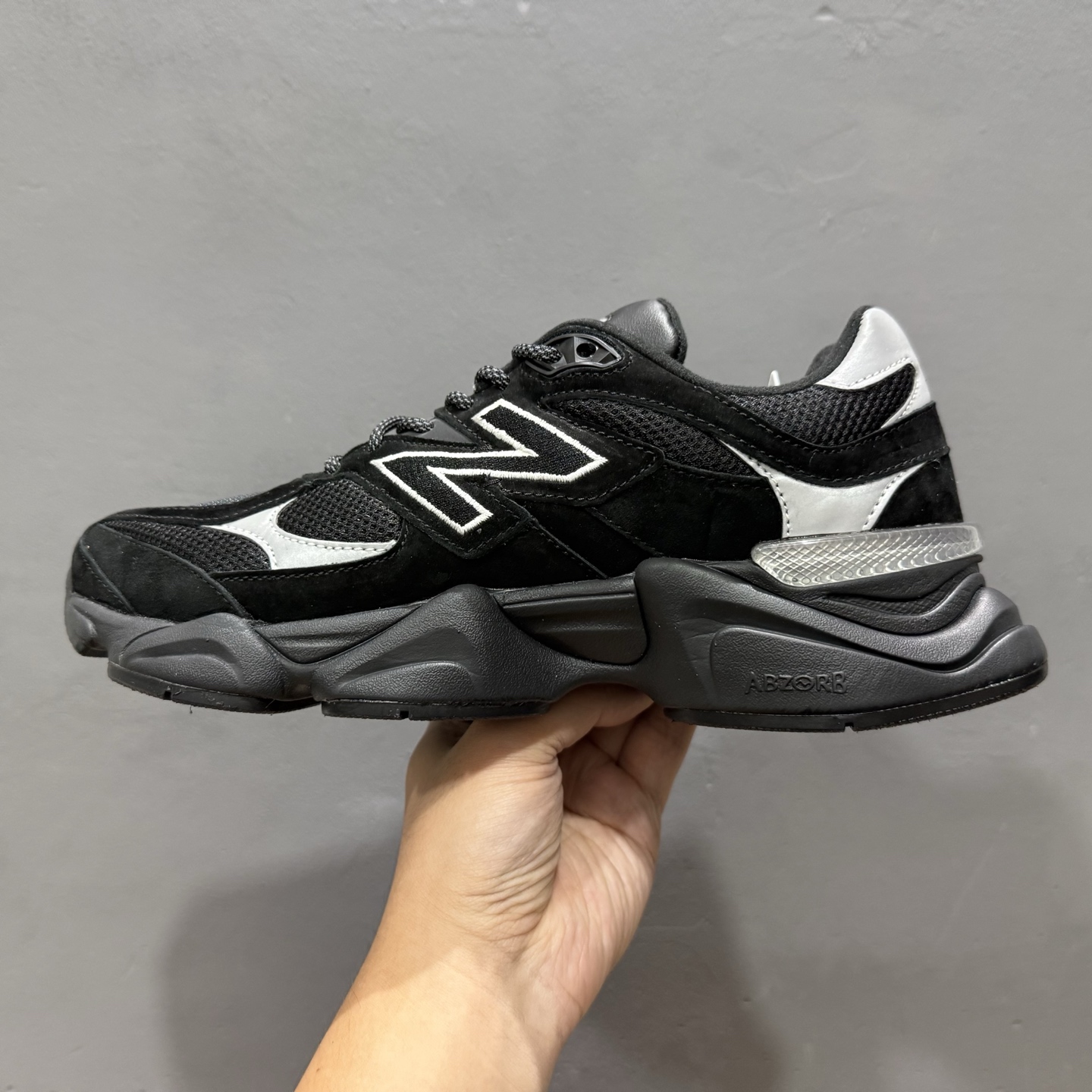 NB9060第117色：黑色3M反光 无敌质感 U9060FOS