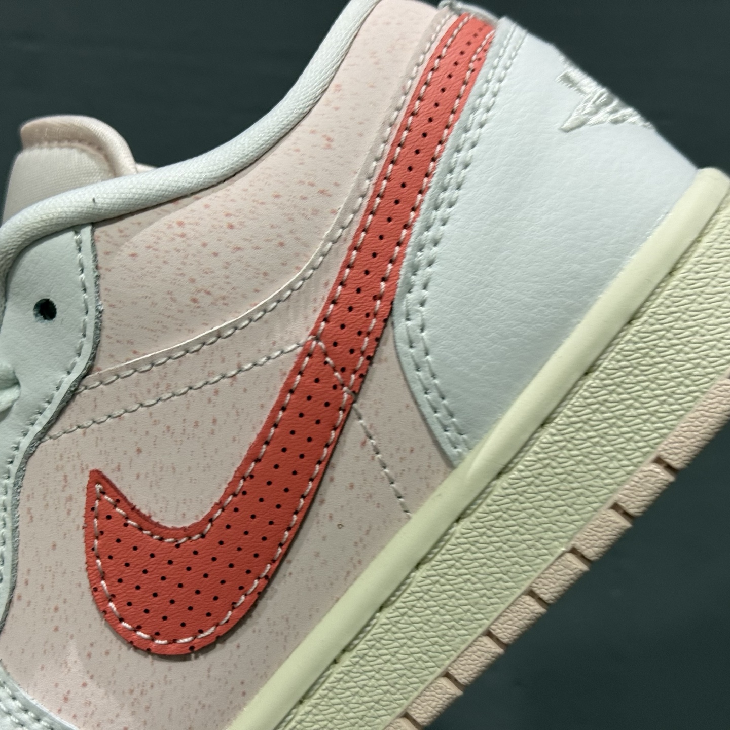 G版纯原 Air Jordan 1 Low AJ1 乔1白粉红 低帮文化休闲运动板鞋 IB8156-133