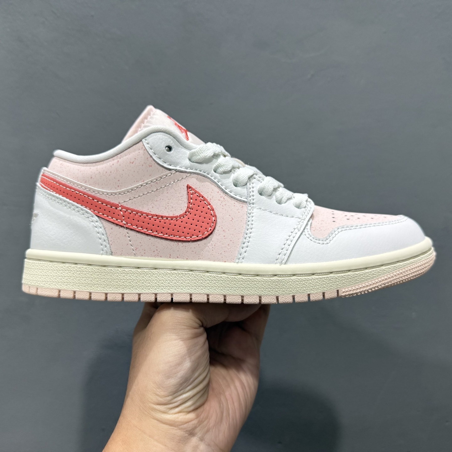 G版纯原 Air Jordan 1 Low AJ1 乔1白粉红 低帮文化休闲运动板鞋 IB8156-133