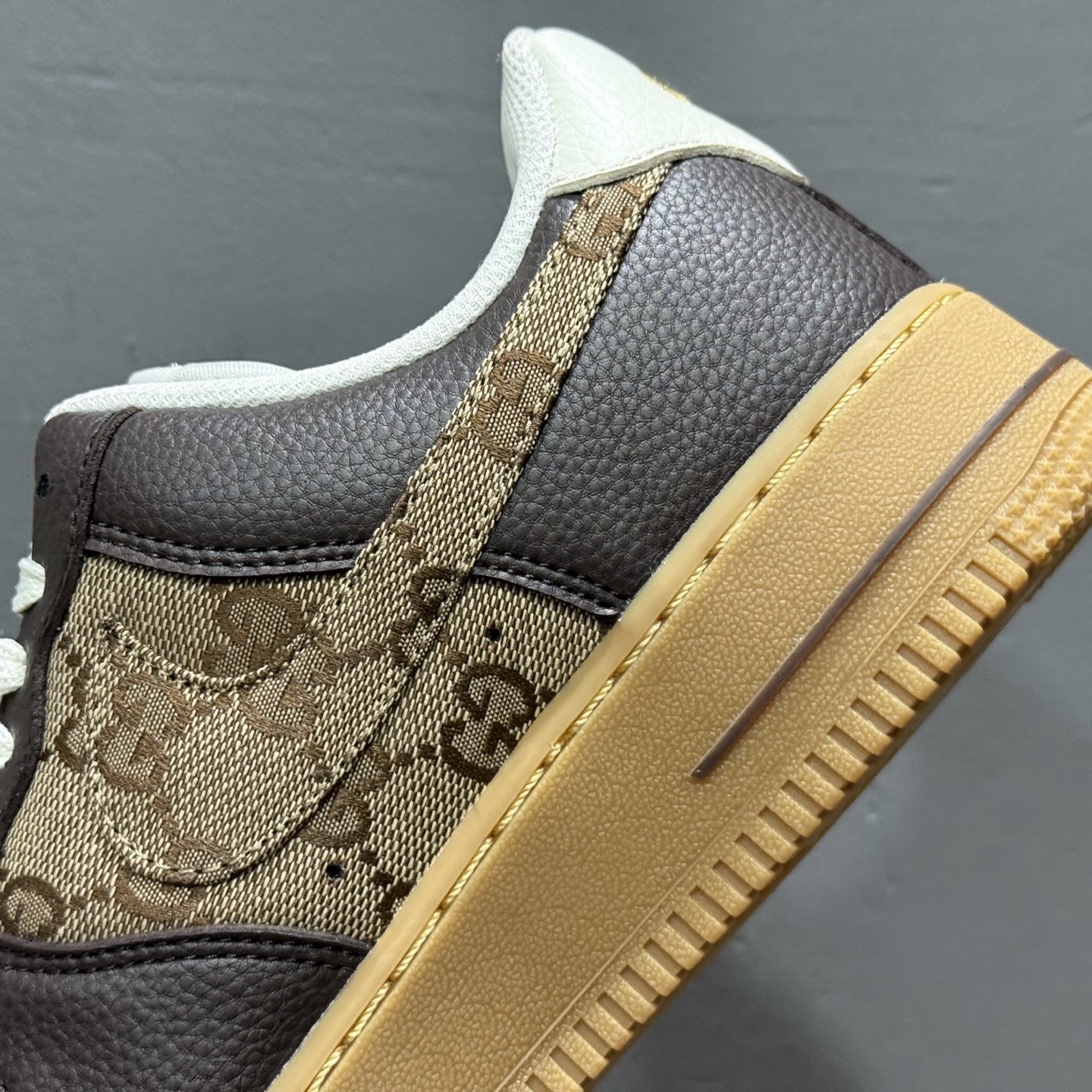 Nike Air Force 1'07 Low 古驰联名 咖啡棕生胶 空军一号低帮休闲板鞋 LW9279-004