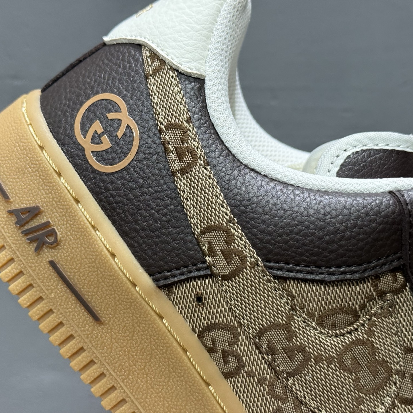 Nike Air Force 1'07 Low 古驰联名 咖啡棕生胶 空军一号低帮休闲板鞋 LW9279-004