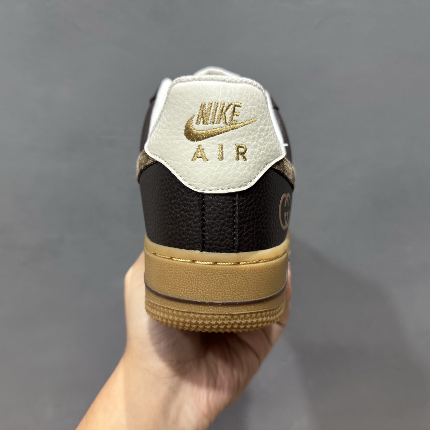 Nike Air Force 1'07 Low 古驰联名 咖啡棕生胶 空军一号低帮休闲板鞋 LW9279-004