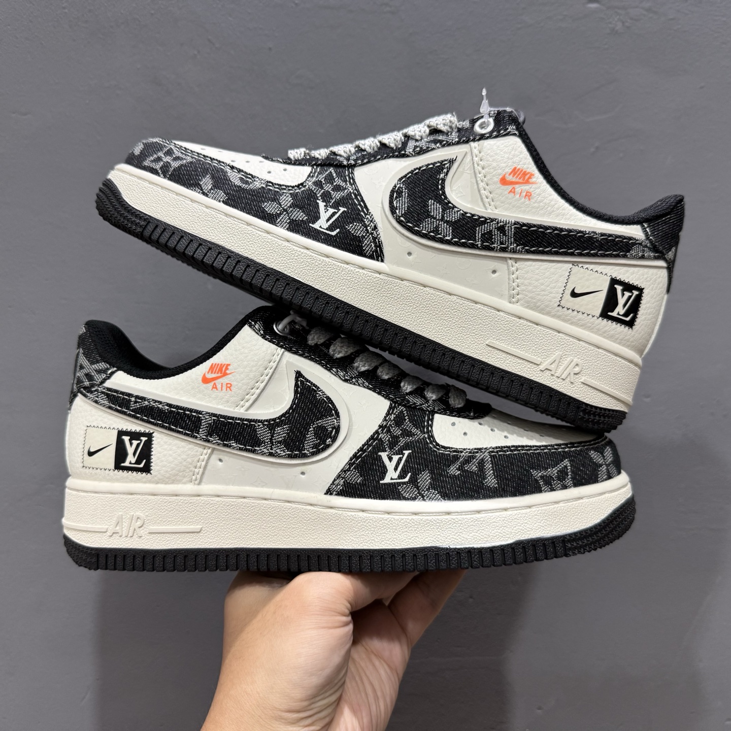 Nike Air Force 1'07 Low LV联名 前掌黑牛仔 空军一号低帮休闲板鞋 YX5066-353 Nike Air Force 1'07 Low LV联名 前掌黑牛仔 空军一号低帮休闲板鞋 YX5066-353