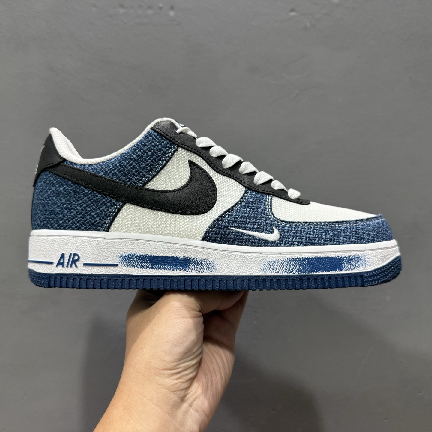 Nike Air Force 1’07 Low 牛仔布小勾 空军一号低帮休闲板鞋 ZH0316-089
