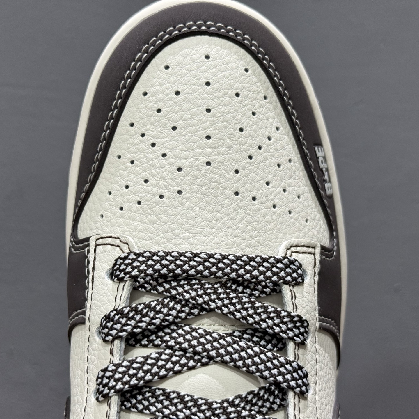 独家实拍C版 Nike SB Dunk Low x BAPE 黑白满天星 XF8698-080