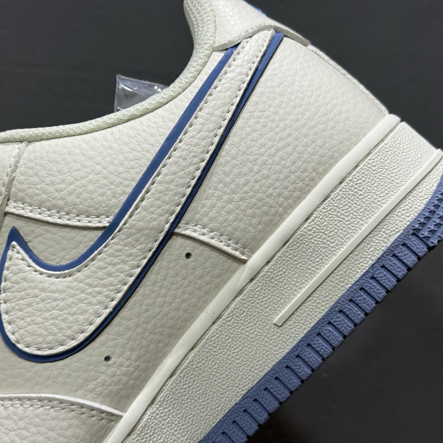 独家实拍C版 Nike Air Force 1 Low 07 x Stussy 白蓝小勾满天星 CS5288-019 独家实拍C版 Nike Air Force 1 Low 07 x Stussy 白蓝小勾满天星 CS5288-019