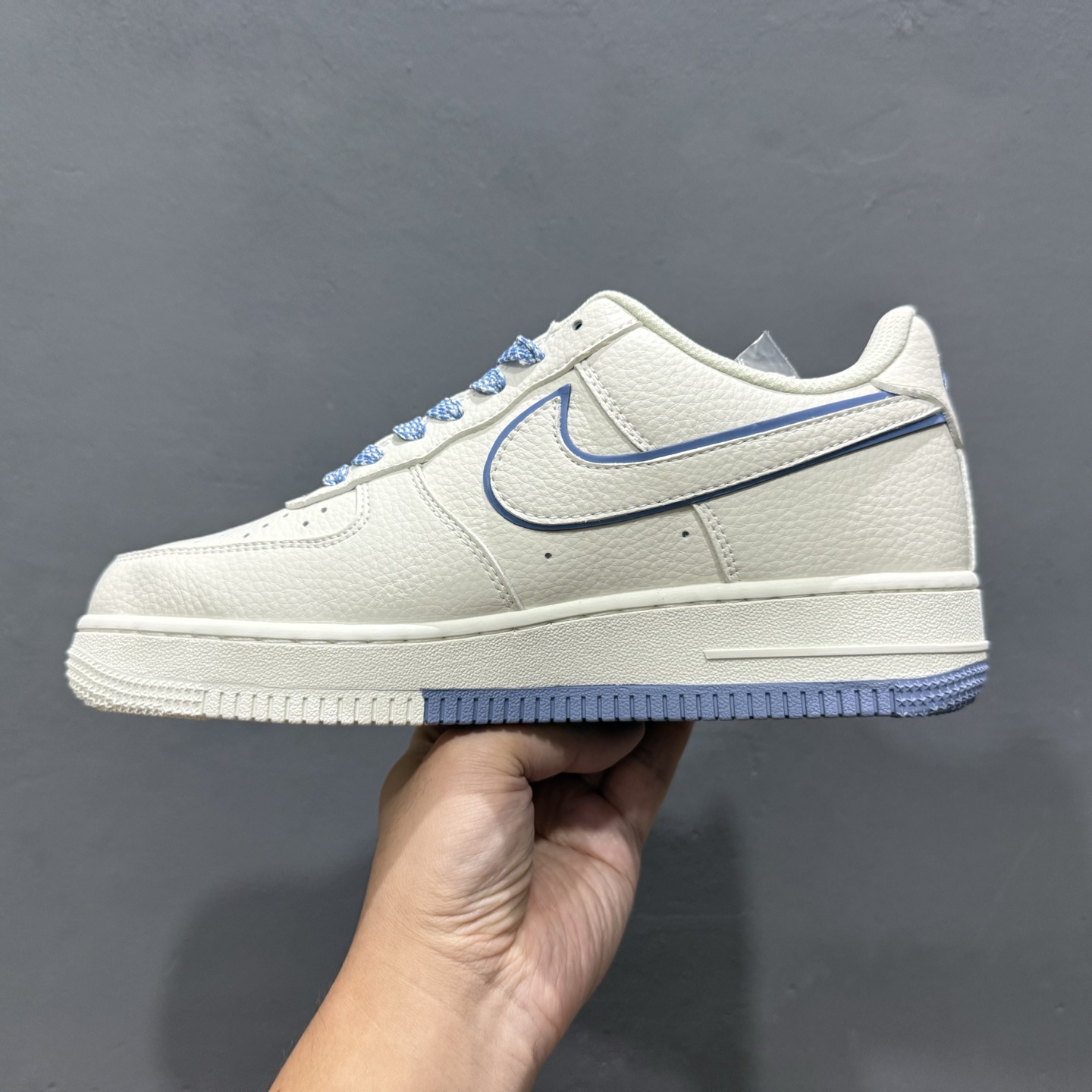 独家实拍C版 Nike Air Force 1 Low 07 x Stussy 白蓝小勾满天星 CS5288-019 独家实拍C版 Nike Air Force 1 Low 07 x Stussy 白蓝小勾满天星 CS5288-019