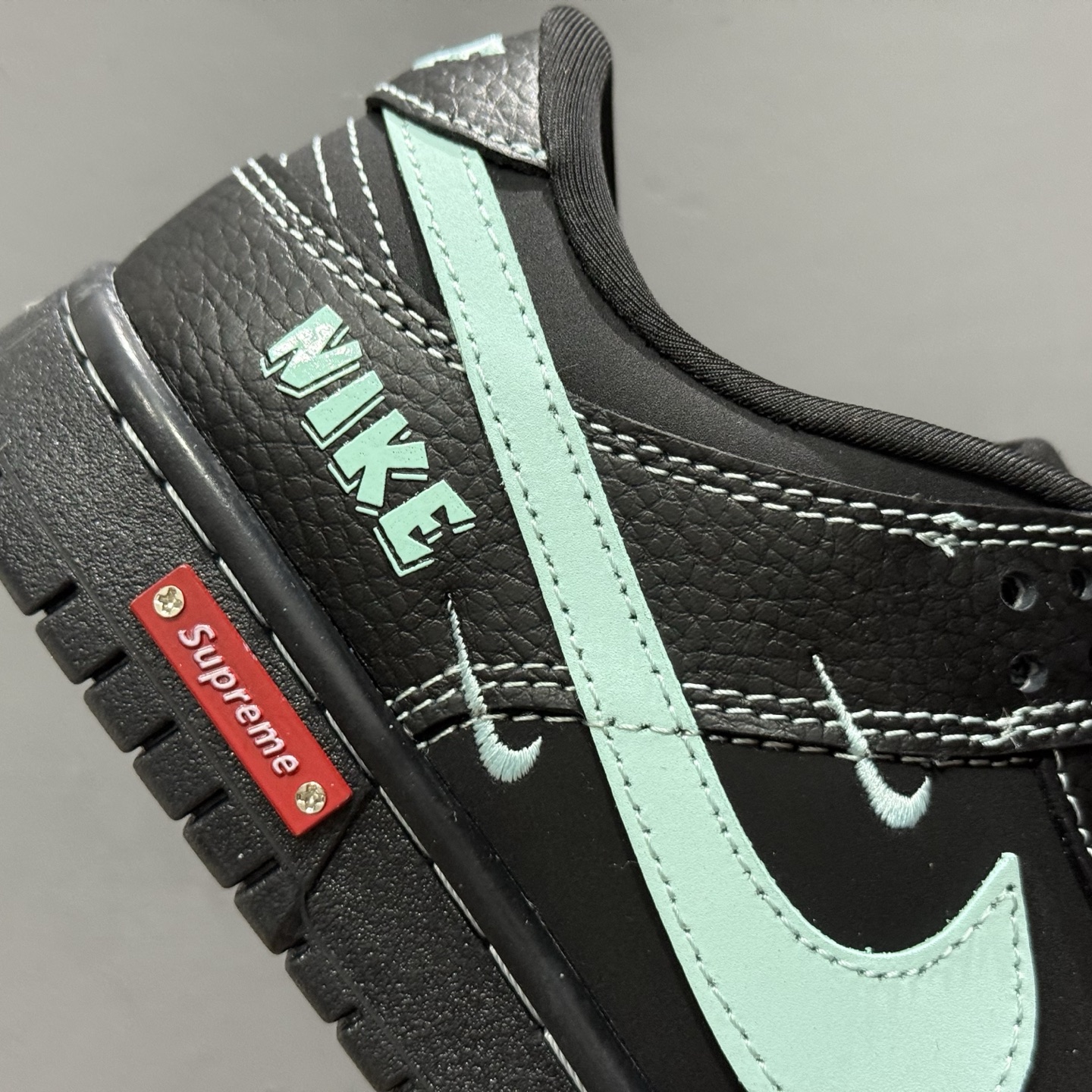 独家实拍Nike SB Dunk Low SUP联名 蒂芙尼三小勾 周年高端定制 低帮休闲板鞋 SC9207-422