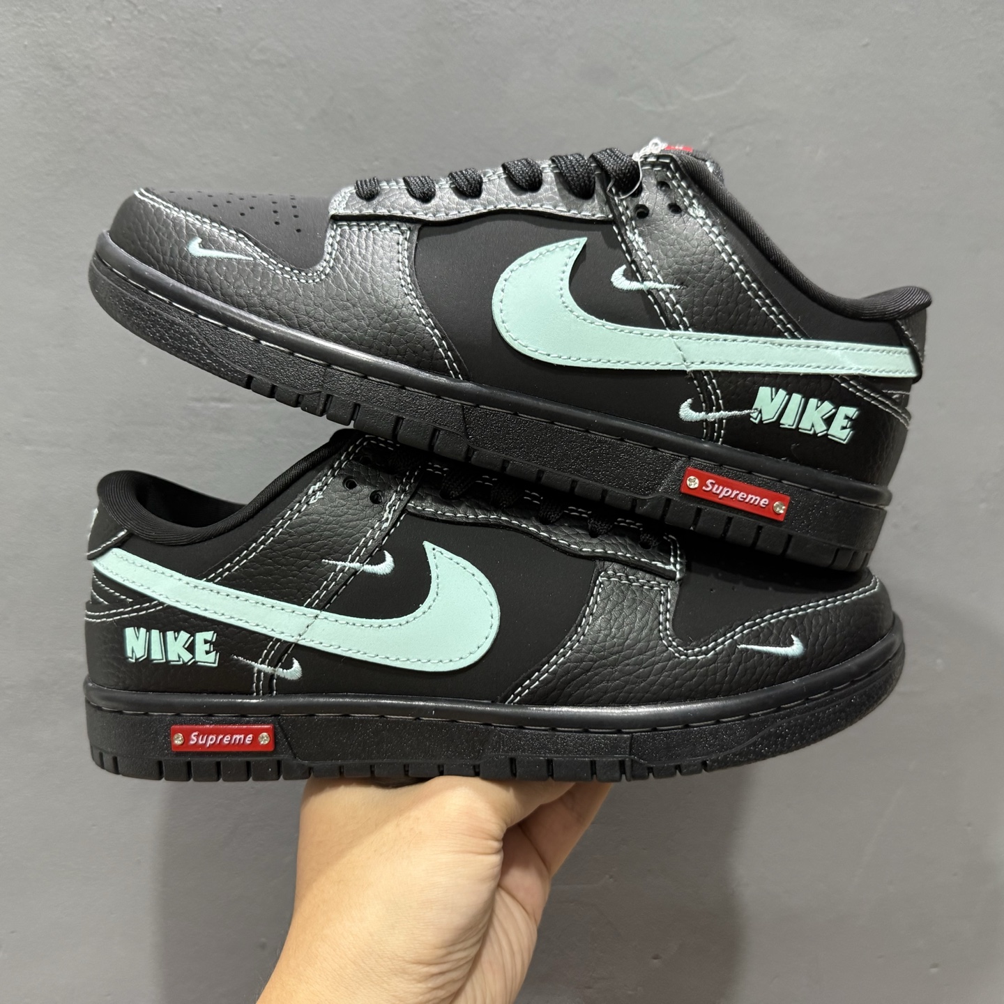 独家实拍Nike SB Dunk Low SUP联名 蒂芙尼三小勾 周年高端定制 低帮休闲板鞋 SC9207-422