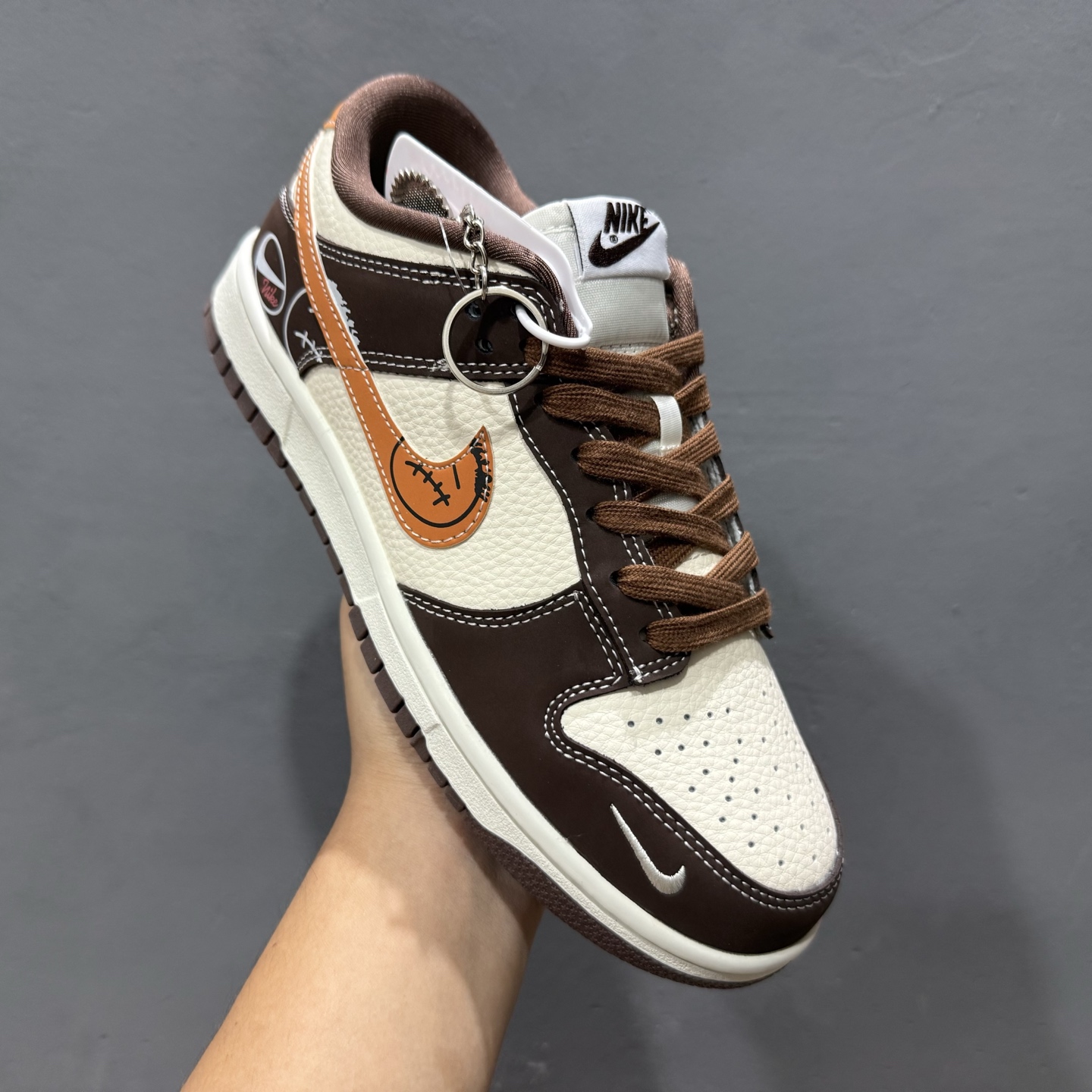 独家实拍Nike SB Dunk Low 深棕鬼脸 周年高端定制 低帮休闲板鞋 KK1333-034