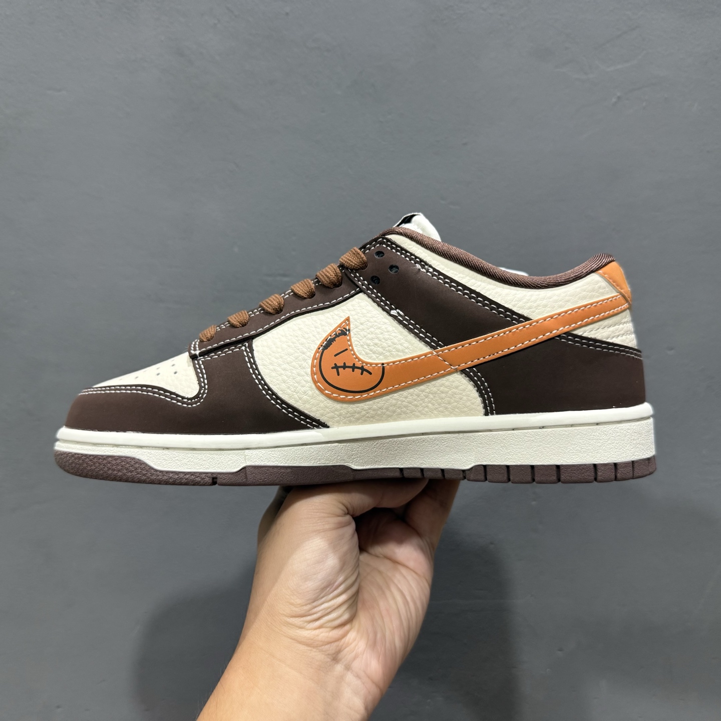 独家实拍Nike SB Dunk Low 深棕鬼脸 周年高端定制 低帮休闲板鞋 KK1333-034
