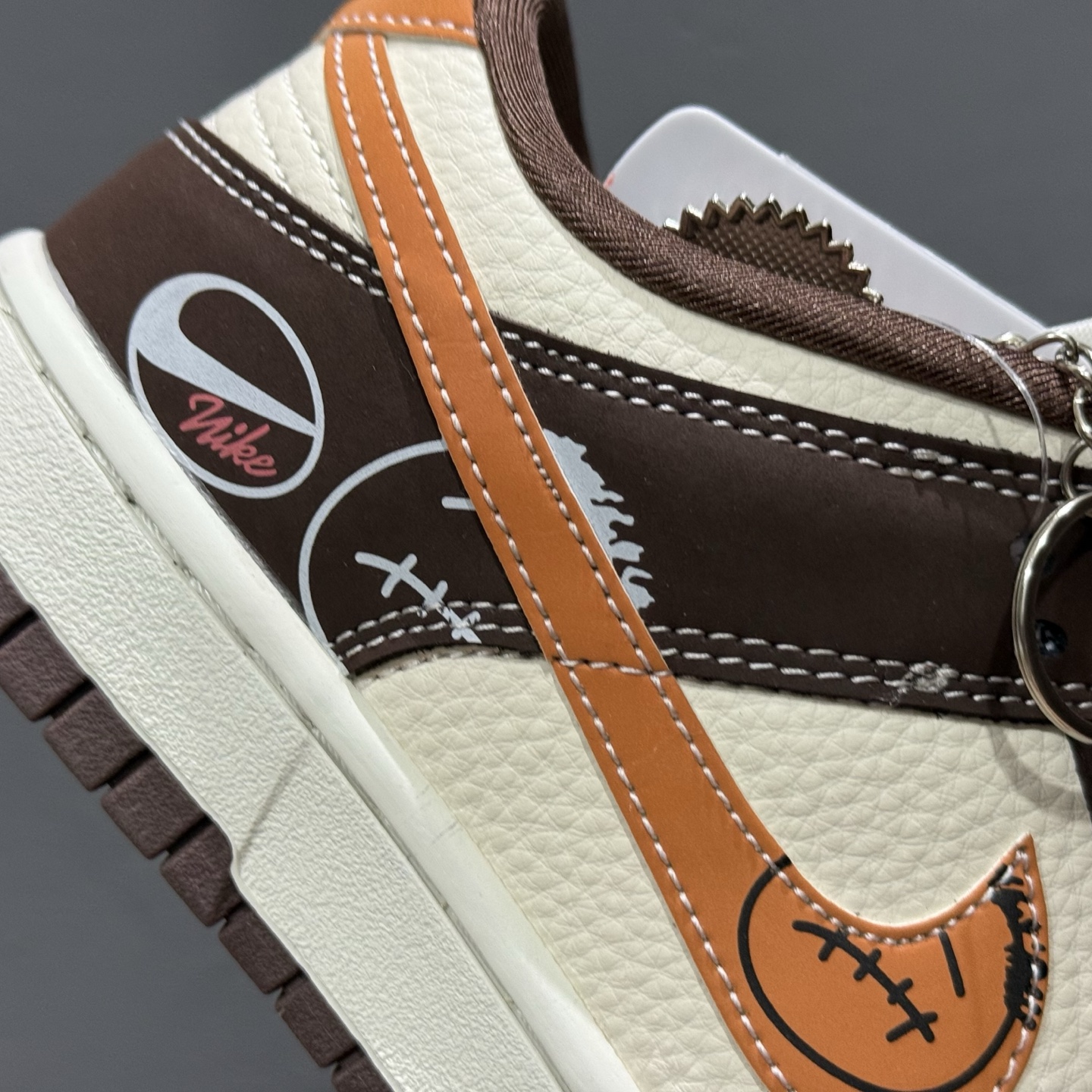 独家实拍Nike SB Dunk Low 深棕鬼脸 周年高端定制 低帮休闲板鞋 KK1333-034