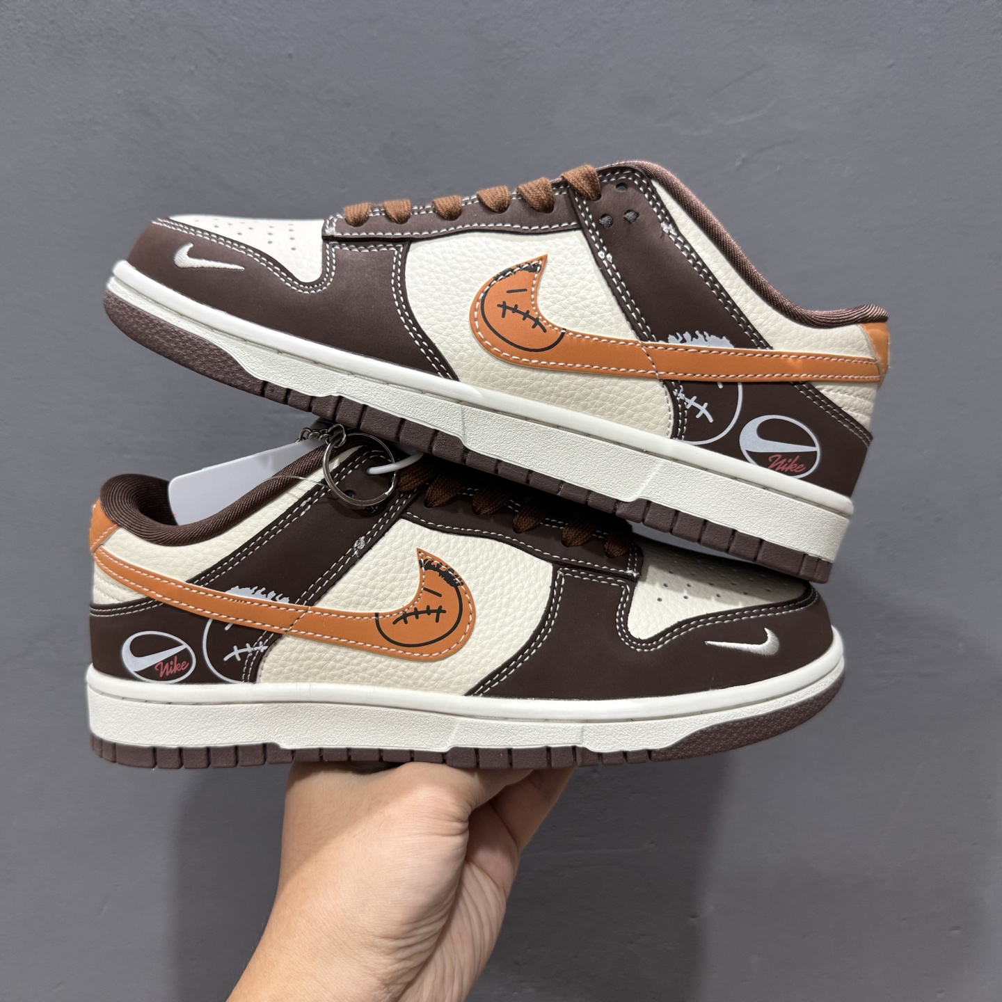 独家实拍Nike SB Dunk Low 深棕鬼脸 周年高端定制 低帮休闲板鞋 KK1333-034