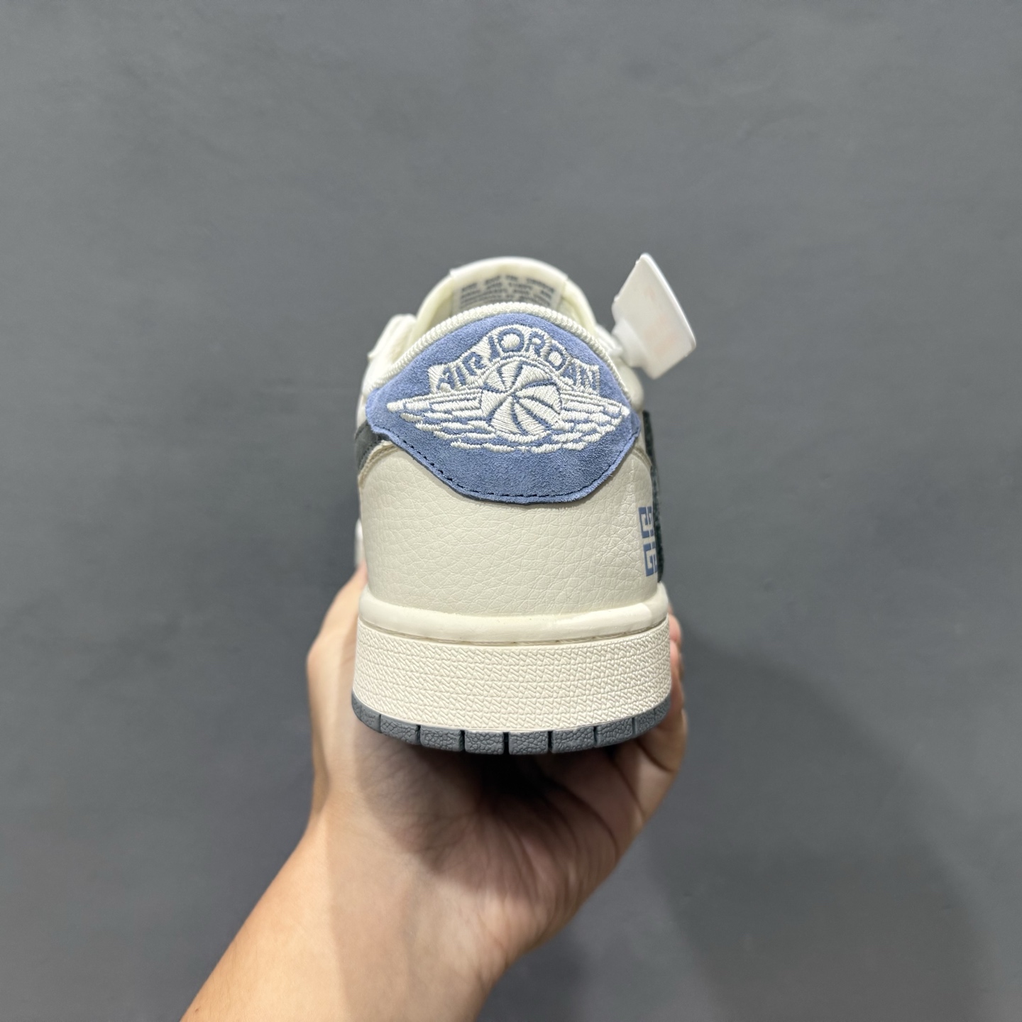 XC版Travis Scott x Fragment Design x Air Jordan 1 Low SP AJ1 乔1 LV联名深海蓝 低帮文化休闲板鞋 LX1988-111
