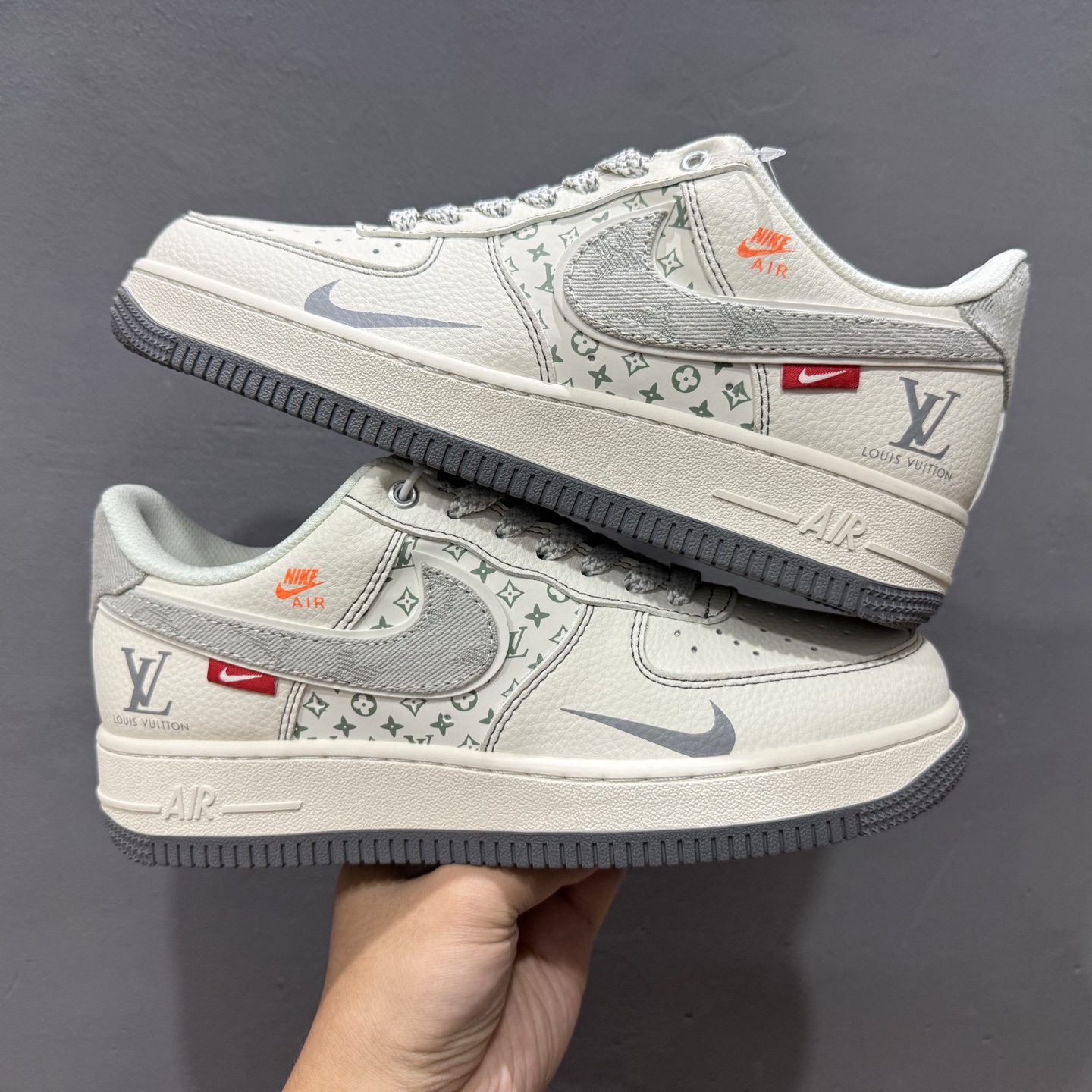 Nike Air Force 1'07 LV 联名 米白灰 YX5066-346