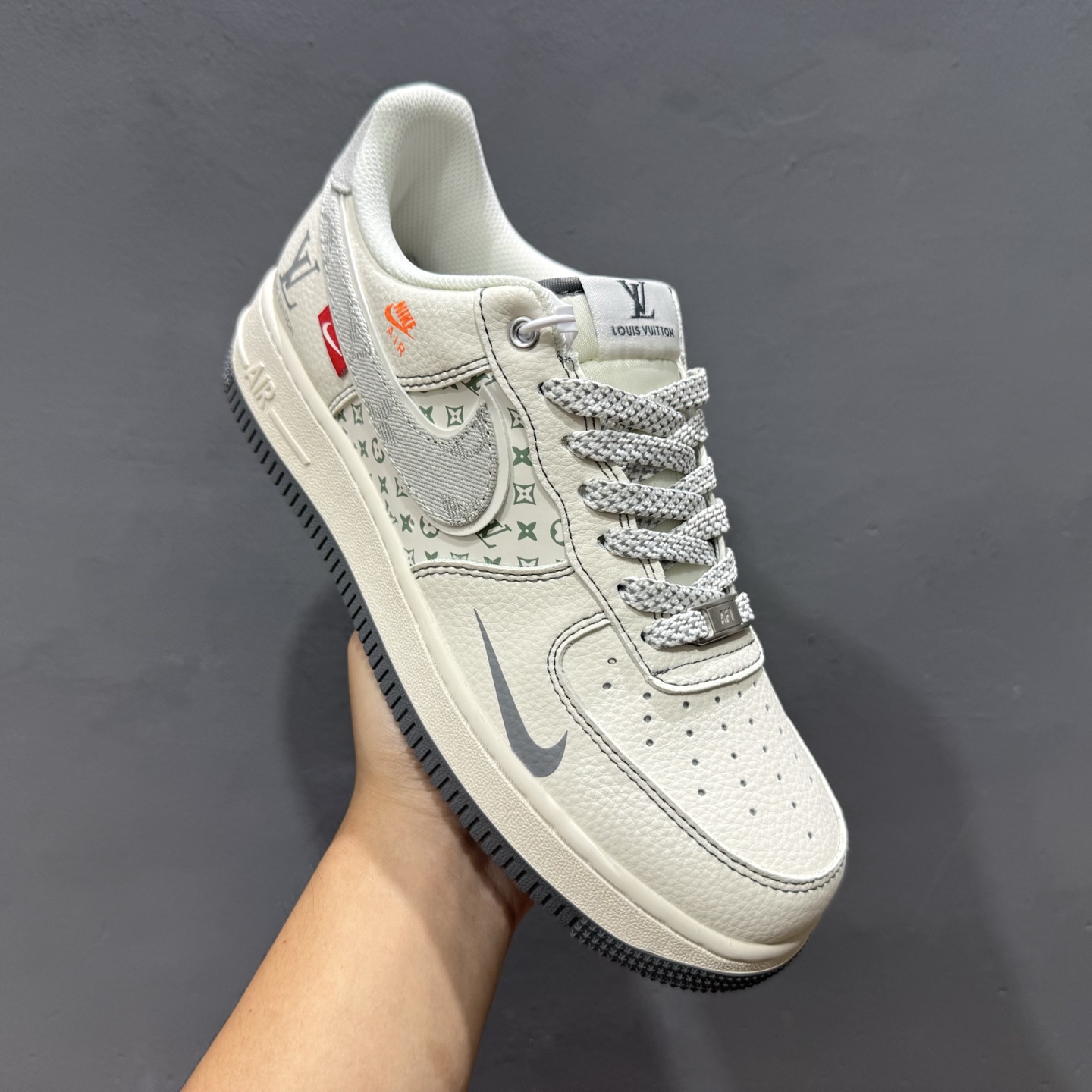 Nike Air Force 1'07 LV 联名 米白灰 YX5066-346