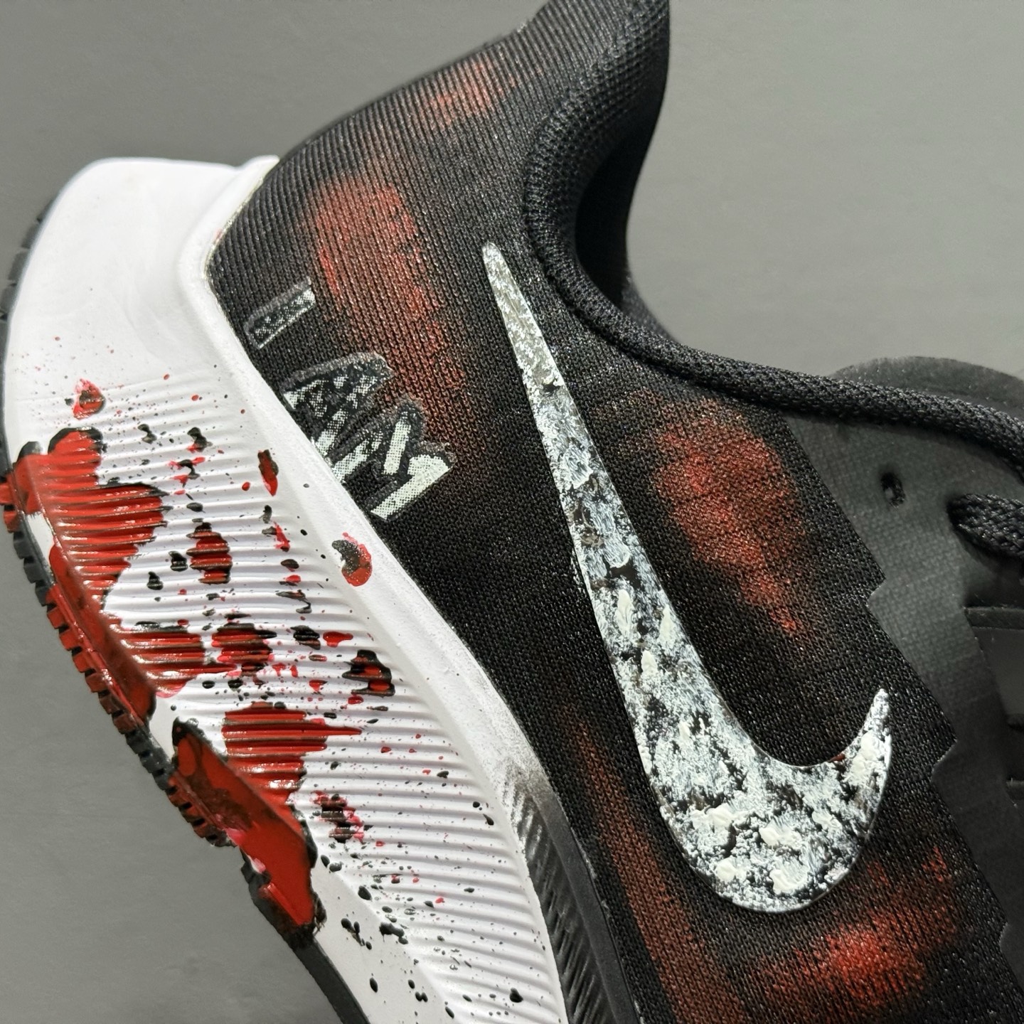 定制球鞋 Nike Pegasus 37 虐杀原形 黑色 BQ9647-002