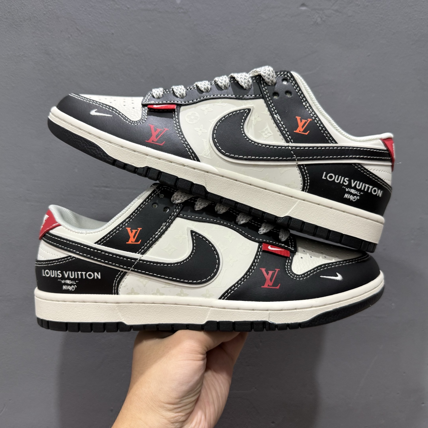 Louis Vuitton x Nike Dunk Low 双勾红尾 YX5066-358