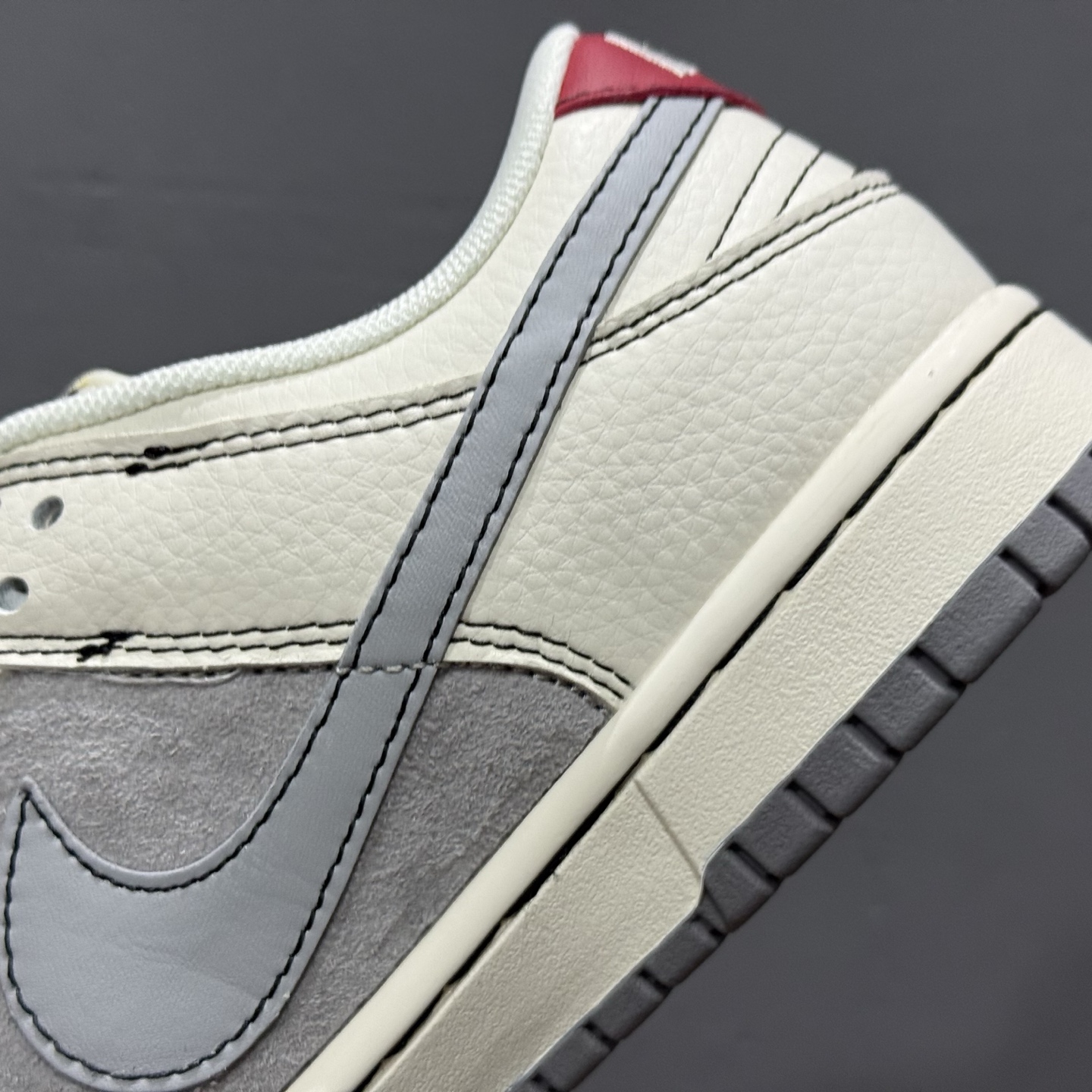 XC版Nike SB Dunk Low x Stussy 白蓝红绑带 SJ2068-302