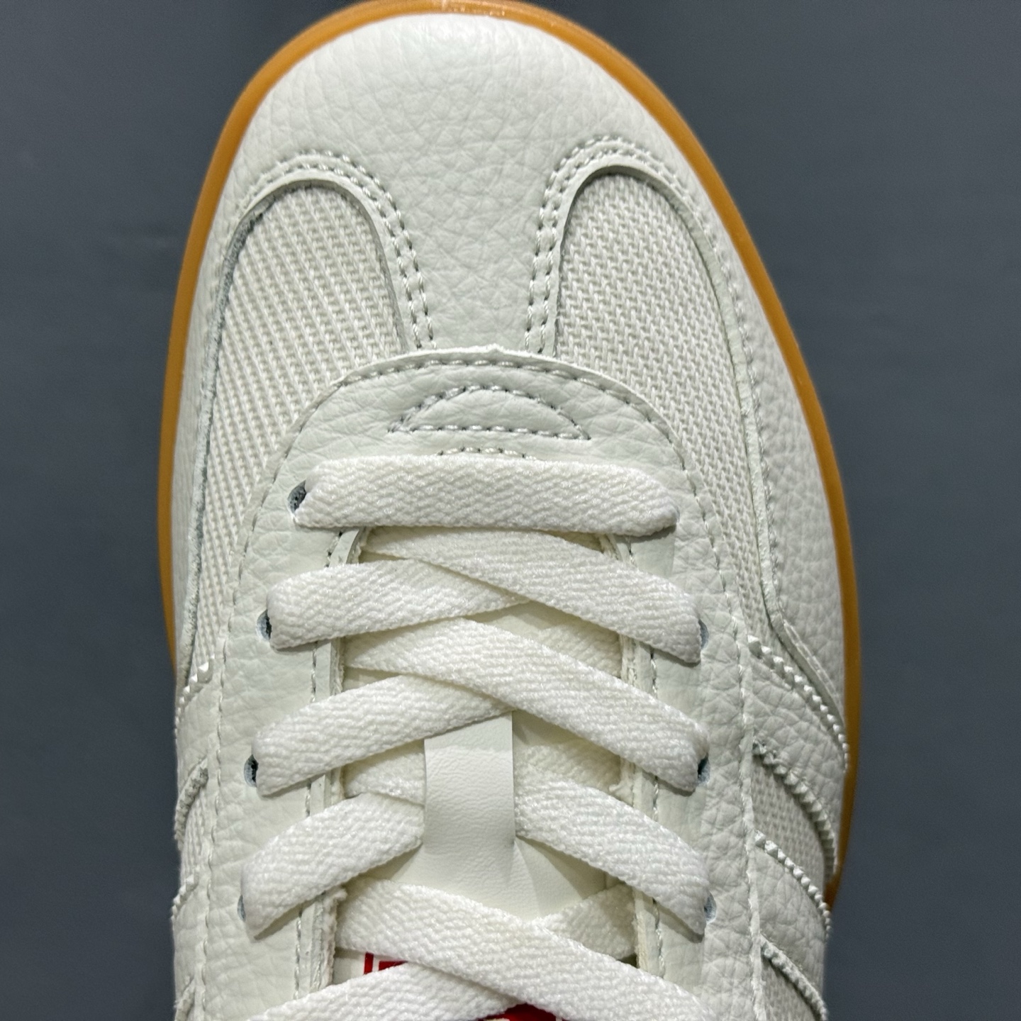 SC版Adidas SAMBA x Supreme 白红休闲板鞋 SC9207-723