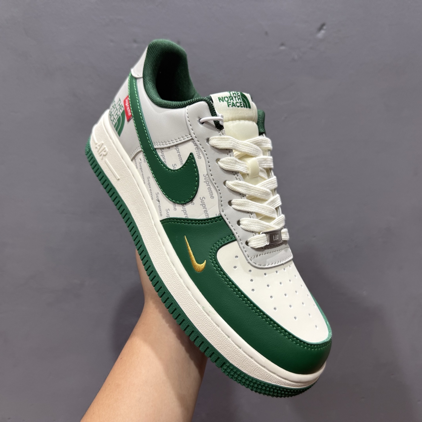 Nike Air Force 1'07 Low 联名款 孔雀绿 空军一号低帮休闲板鞋 ZH2598-321