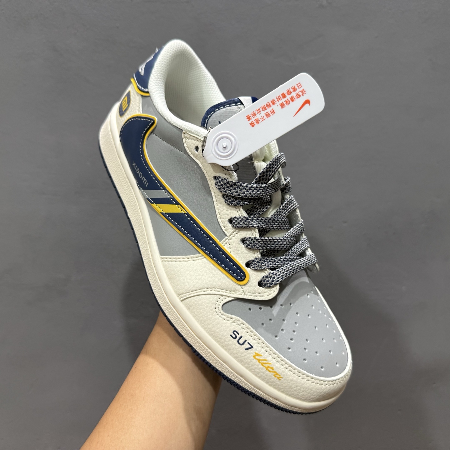 Travis Scott x Fragment Design × Air Jordan 1 Low SP AJ1 乔 1小米联名 流星蓝 低帮文化休闲板鞋 XX3168-212