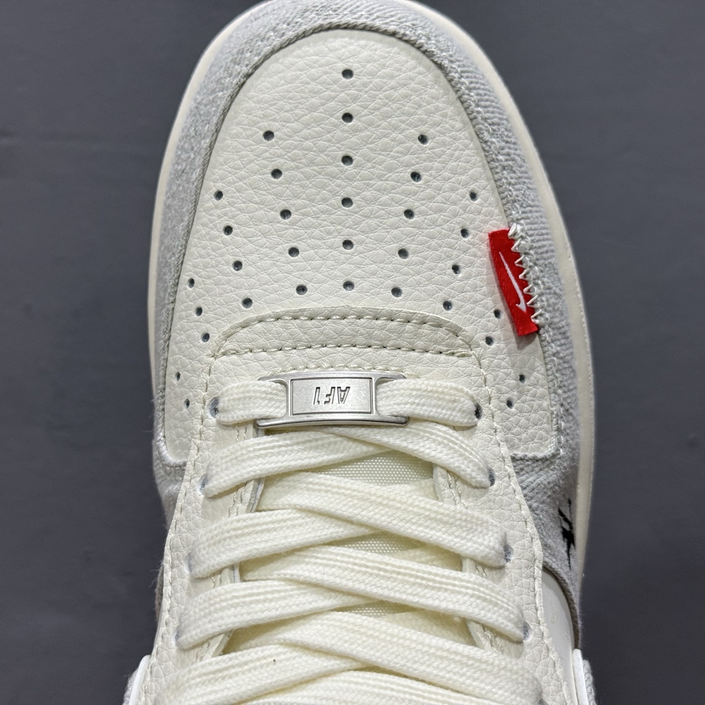 Nike Air Force 1'07 Low LV联名 灰牛仔双勾 空军一号低帮休闲板鞋 YX5066-343