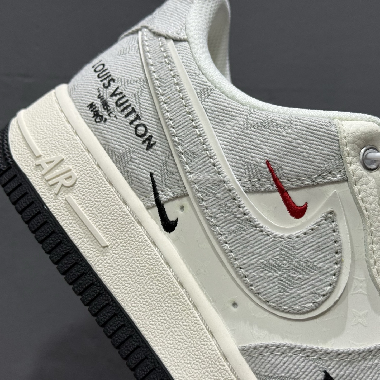 Nike Air Force 1'07 Low LV联名 灰牛仔双勾 空军一号低帮休闲板鞋 YX5066-343