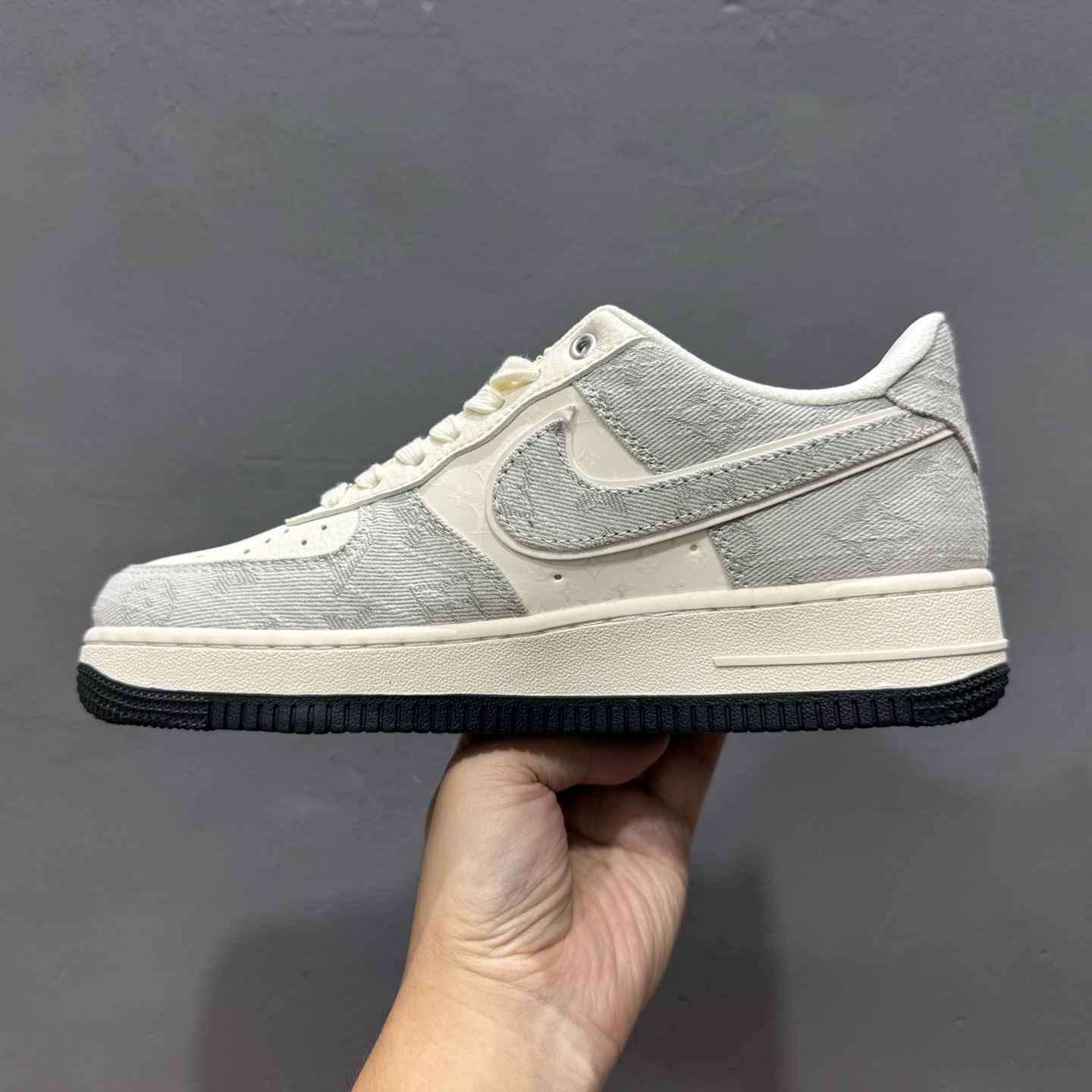 Nike Air Force 1'07 Low LV联名 灰牛仔双勾 空军一号低帮休闲板鞋 YX5066-343
