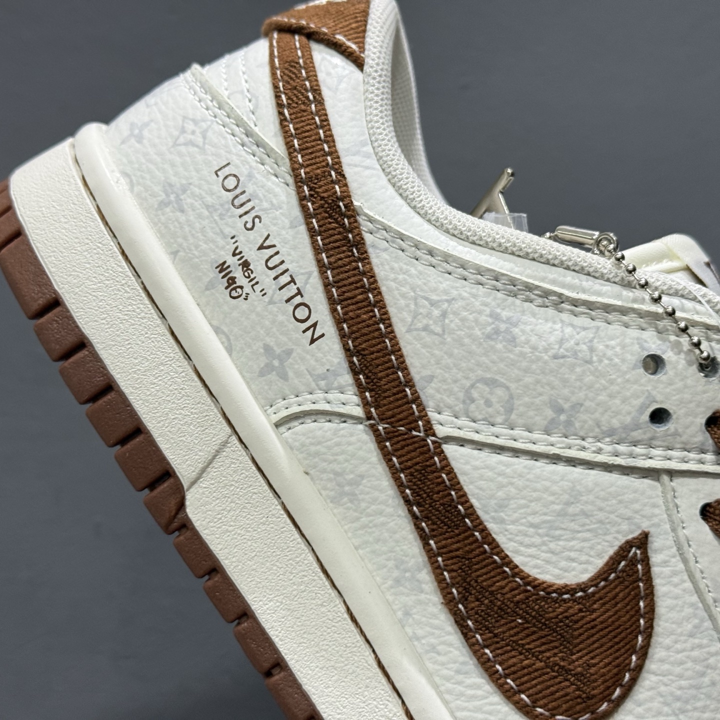 Nike SB Dunk Low LV联名 咖啡牛仔 周年高端定制 低帮休闲板鞋 SC9772-806