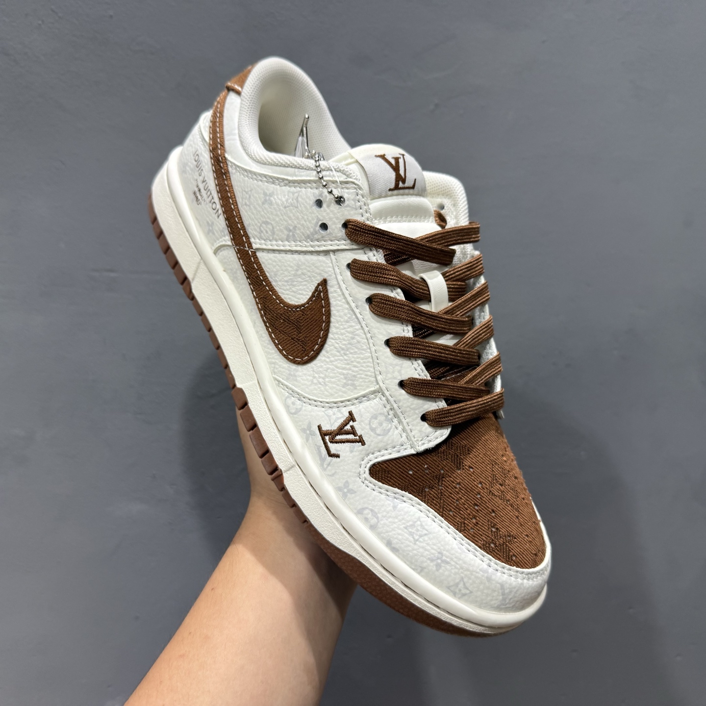 Nike SB Dunk Low LV联名 咖啡牛仔 周年高端定制 低帮休闲板鞋 SC9772-806