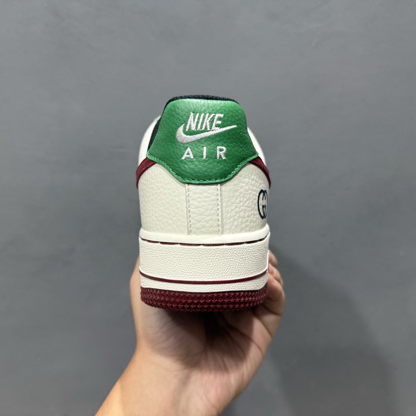 260 Nike Air Force 1 Low 07 x GUCCI 白绿小勾满天星 LW9279-012