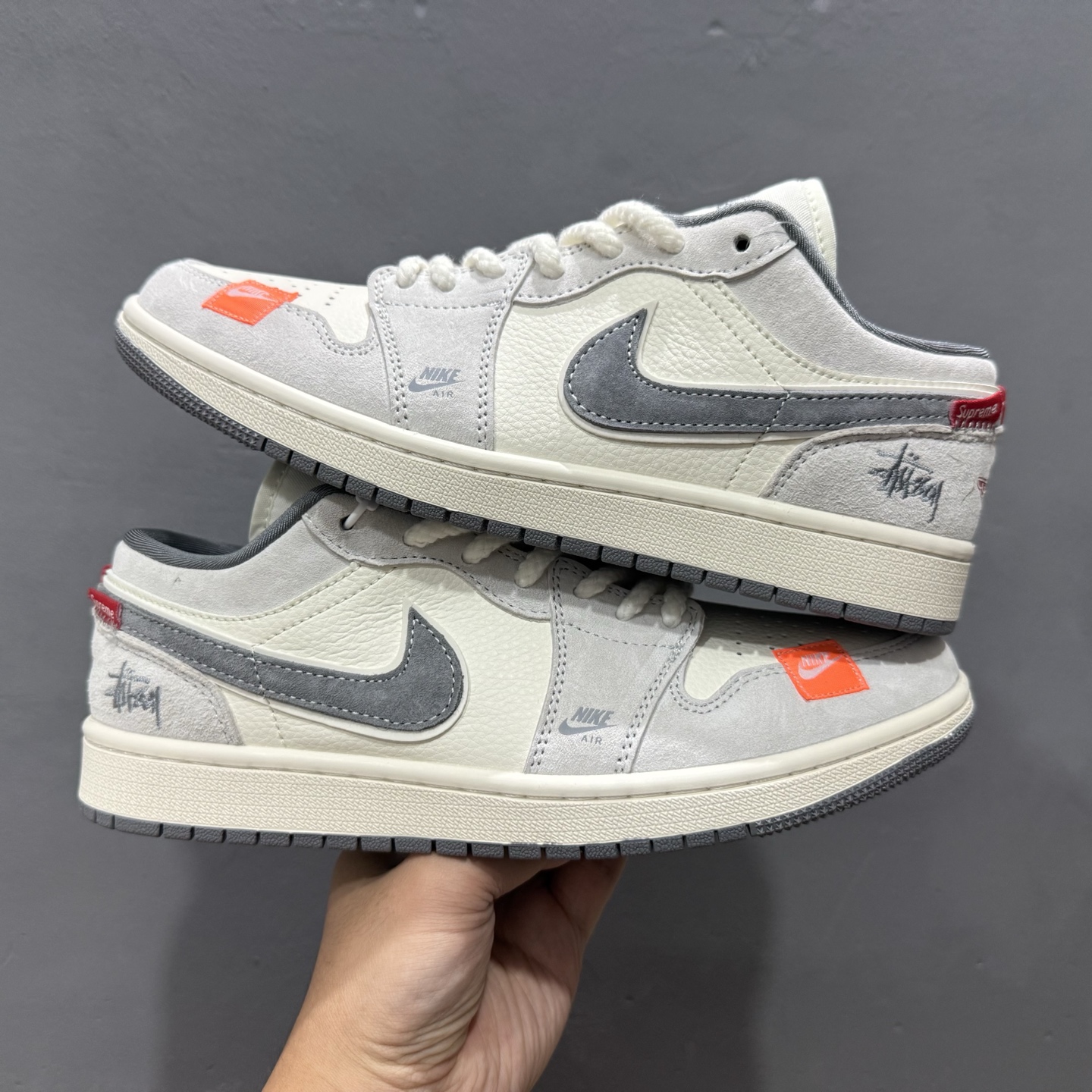 280 Stussy x Air Jordan 1 Low 红标米灰猪八 YX5066-305-Chinese UA Cheap High Quatity Brand Clothes Bags handbags Sneakers wholesale wholesaler seller from China Factory suppliers Fashion Clothing Shoes best Quality Beautiful Price 280 Stussy x Air Jordan 1 Low 红标米灰猪八 YX5066-305