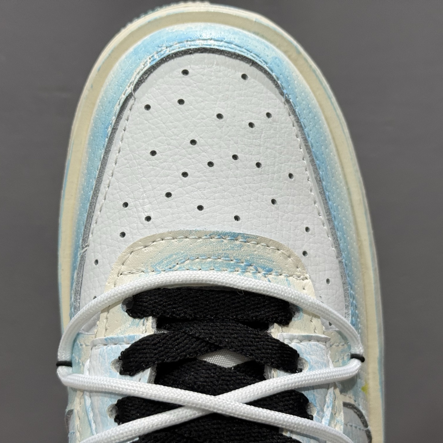 260 Nike Air Force 1'07 Low ”Y B Stars” 手绘涂鸦 黄蓝星星 空军一号低帮休闲板鞋 DV6984-011