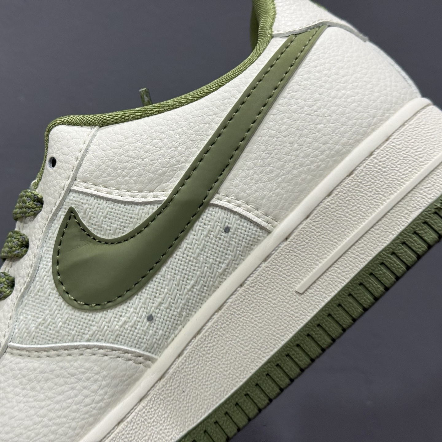 ¥260 Nike Air Force 1'07 Low LV联名 亚麻米绿勾 空军一号低帮休闲板鞋 XX3168-192-Chinese UA Cheap High Quatity Brand Clothes Bags handbags Sneakers wholesale wholesaler seller from China Factory suppliers Fashion Clothing Shoes best Quality Beautiful Price ¥260 Nike Air Force 1'07 Low LV联名 亚麻米绿勾 空军一号低帮休闲板鞋 XX3168-192