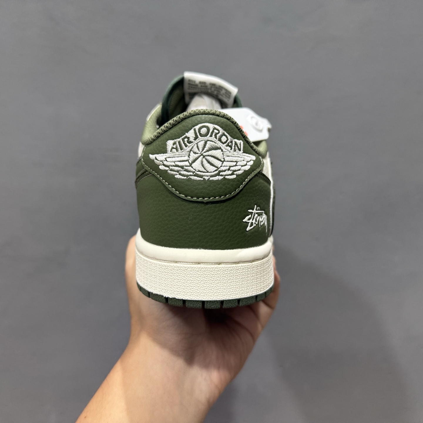 280 Stussy x Air Jordan 1 Low 墨绿 ST5696-263