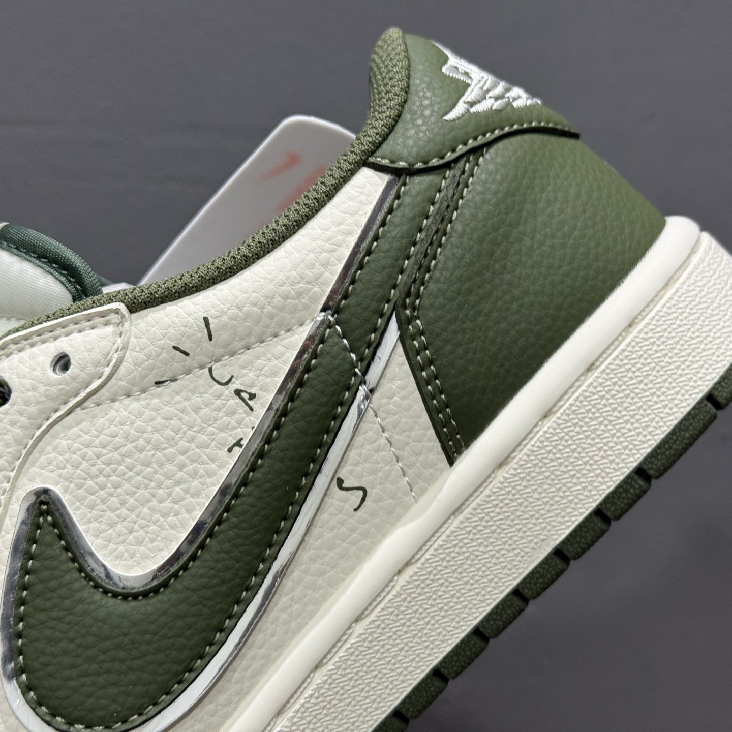 280 Stussy x Air Jordan 1 Low 墨绿 ST5696-263