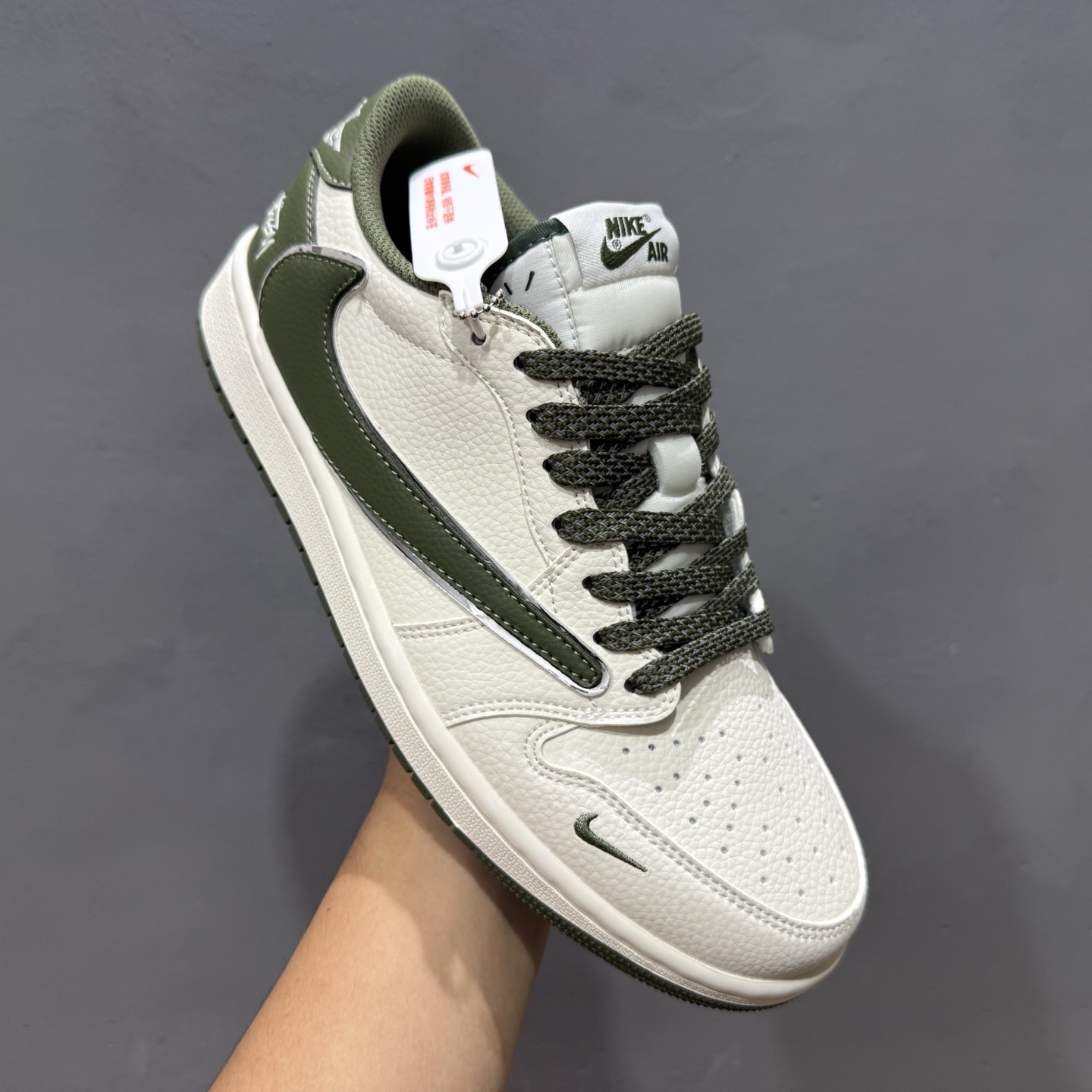 280 Stussy x Air Jordan 1 Low 墨绿 ST5696-263