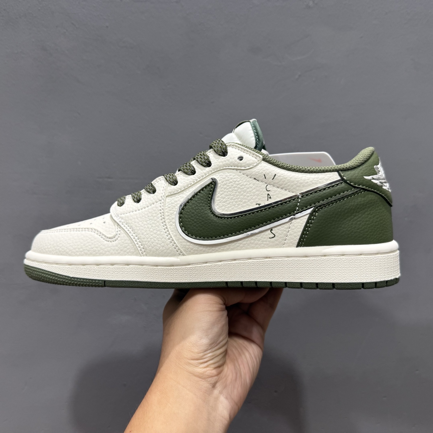280 Stussy x Air Jordan 1 Low 墨绿 ST5696-263