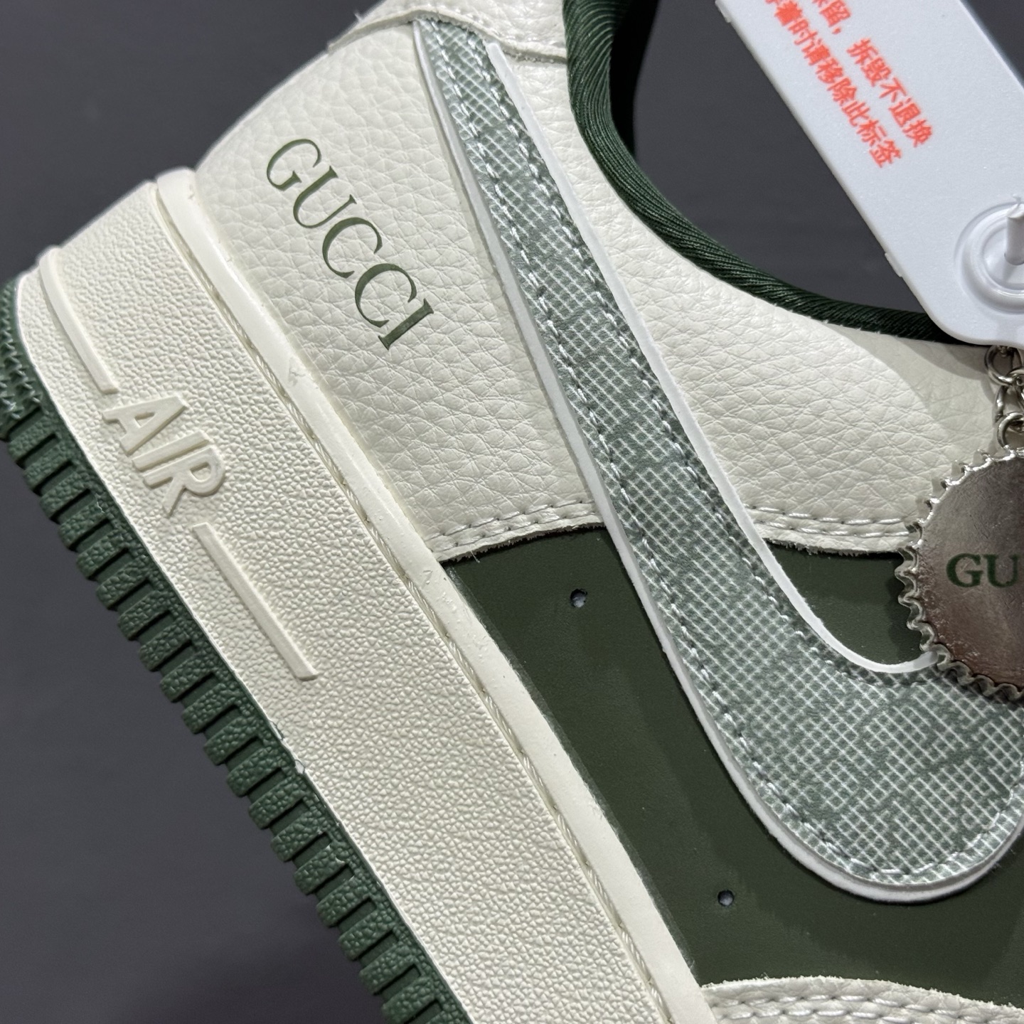 260 Nike Air Force 1'07 GUCCI 联名 白绿 KK1988-095