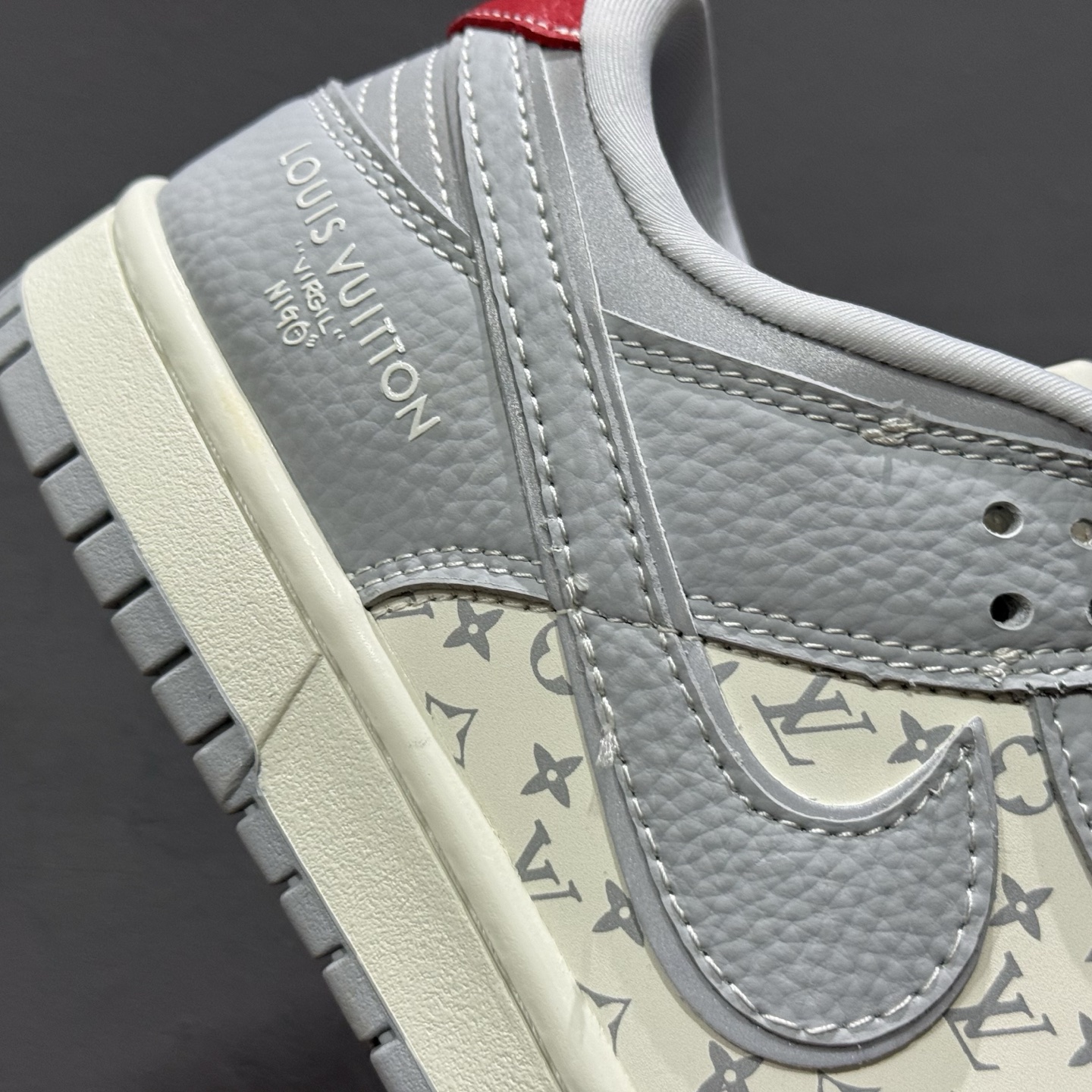 280 SC版Nike SB Dunk Low x Louis Vuitton 灰白 SC9207-426