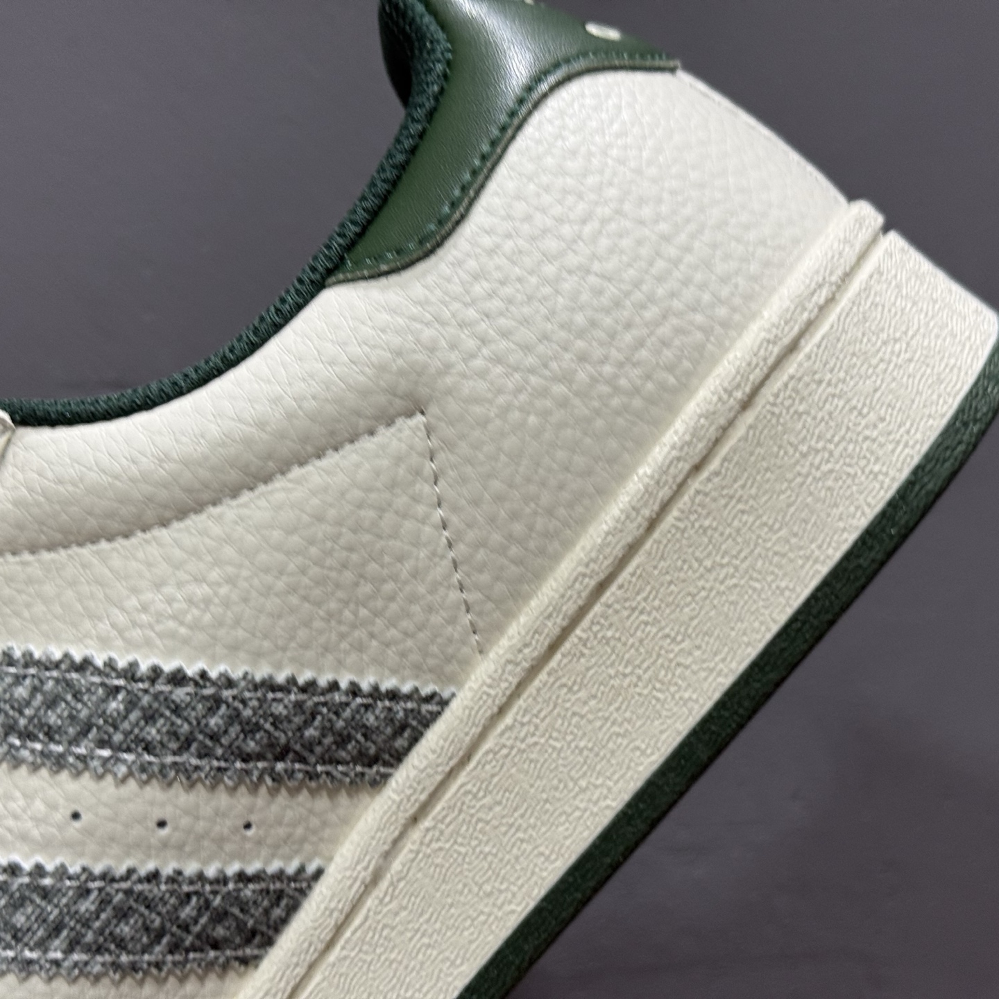 240 ＃纯原 CLOT x AD Originals Superstar 贝壳头斯图西联名限定 贴合柔软皮料白绿配色 AD8017