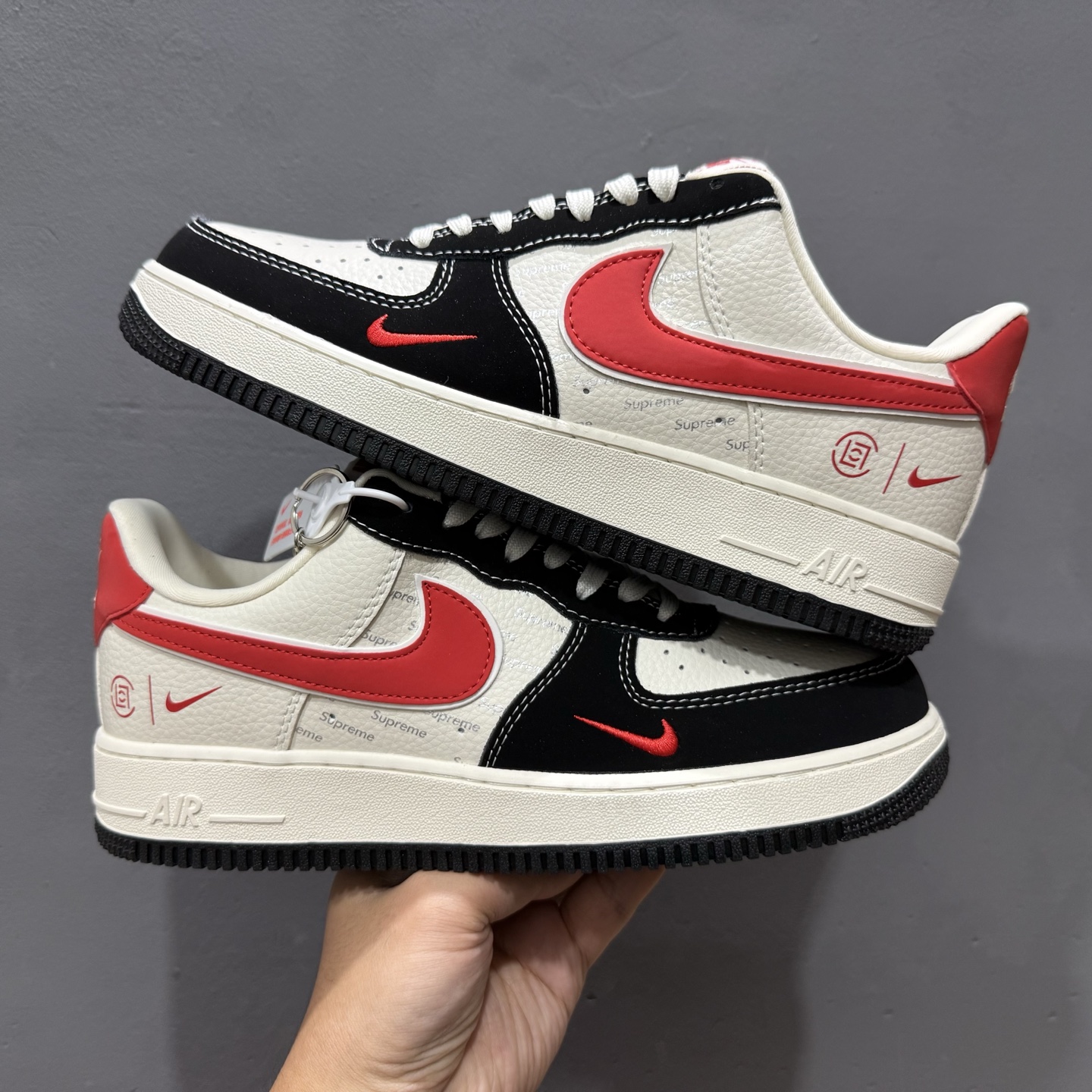 ¥260 Nike Air Force 1'07 Low 黑红勾 空军一号低帮休闲板鞋 KB1688-001-Chinese UA Cheap High Quatity Brand Clothes Bags handbags Sneakers wholesale wholesaler seller from China Factory suppliers Fashion Clothing Shoes best Quality Beautiful Price ¥260 Nike Air Force 1'07 Low 黑红勾 空军一号低帮休闲板鞋 KB1688-001