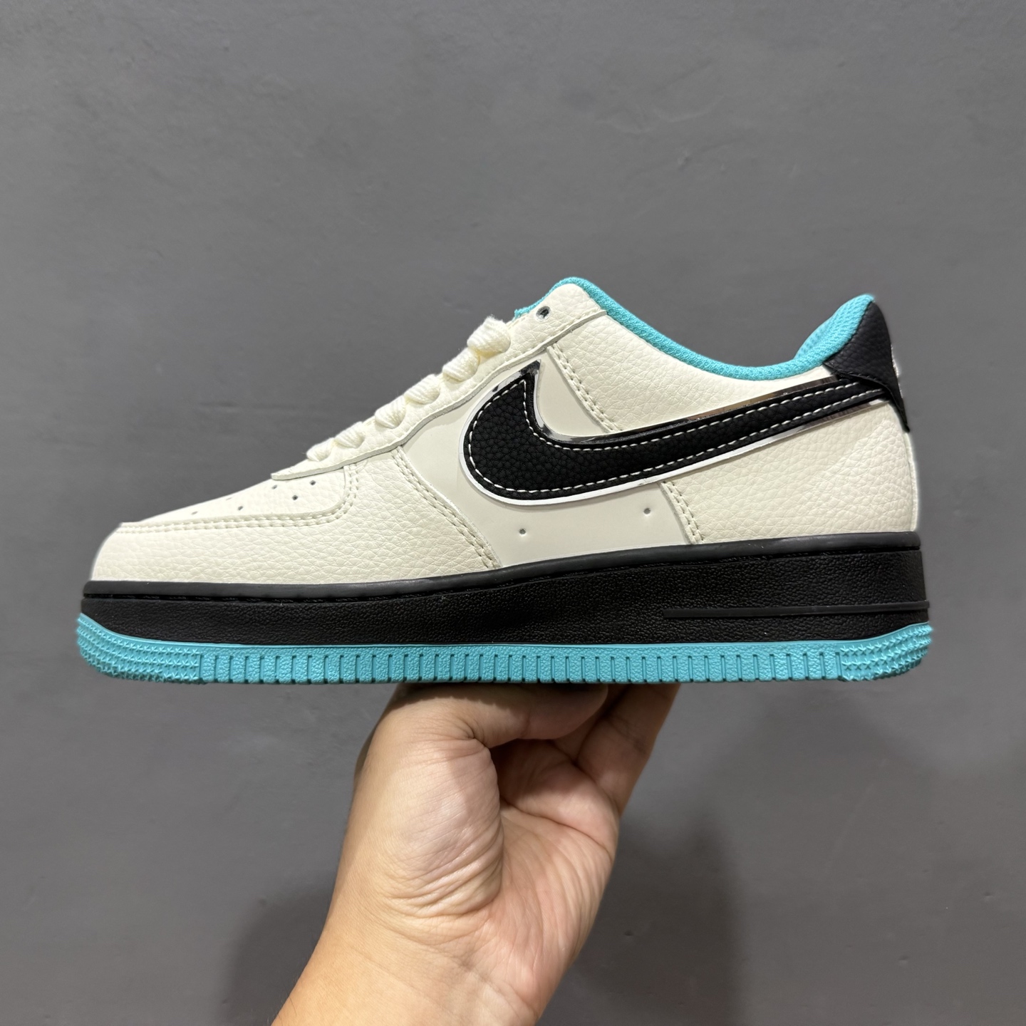 260 Nike Air Force 1 Low 07 x OFF-WHITE 白黑绿 QW5836-003