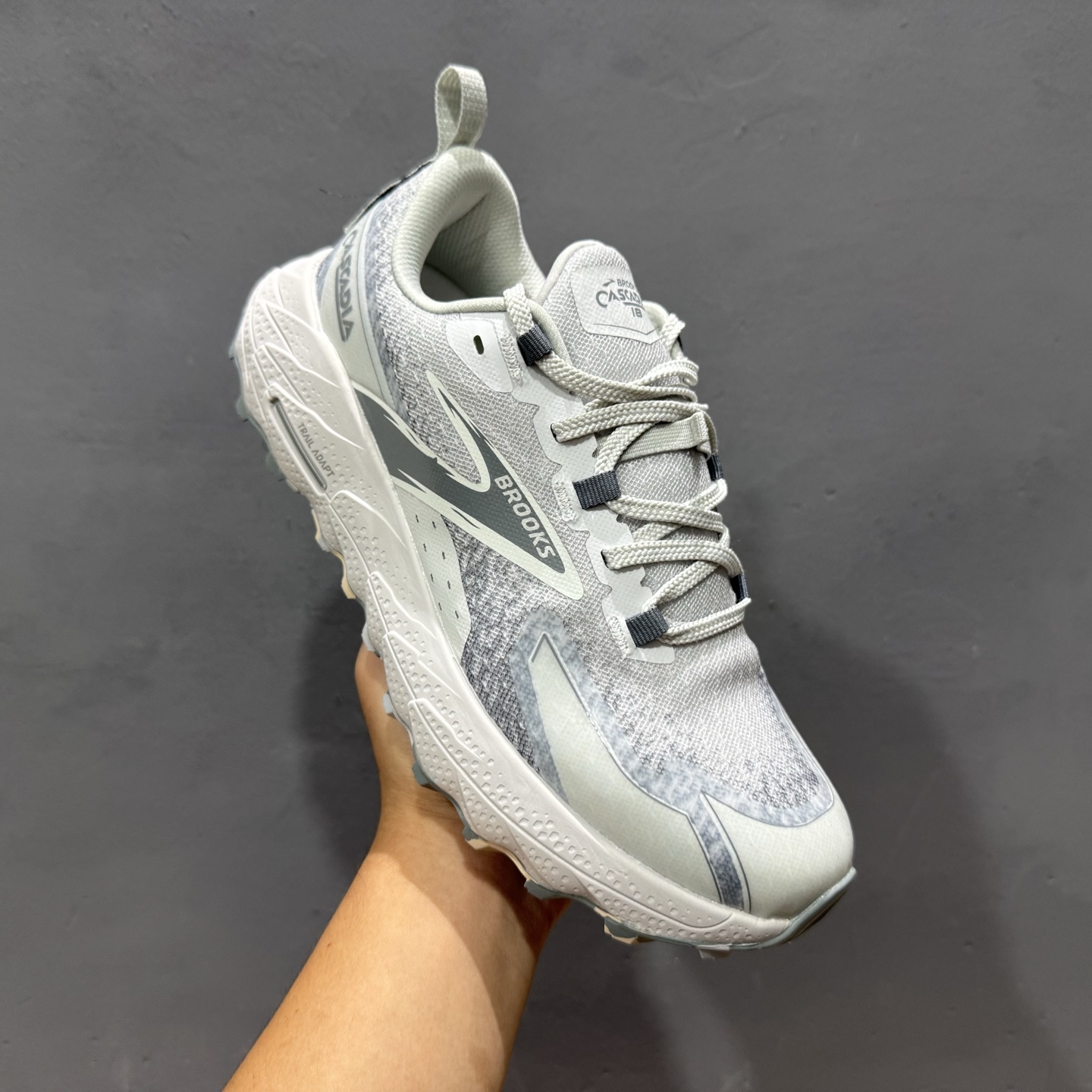 180 Brooks布鲁克斯 CASCADIA 18 舒适防滑耐磨 低帮 越野跑步鞋