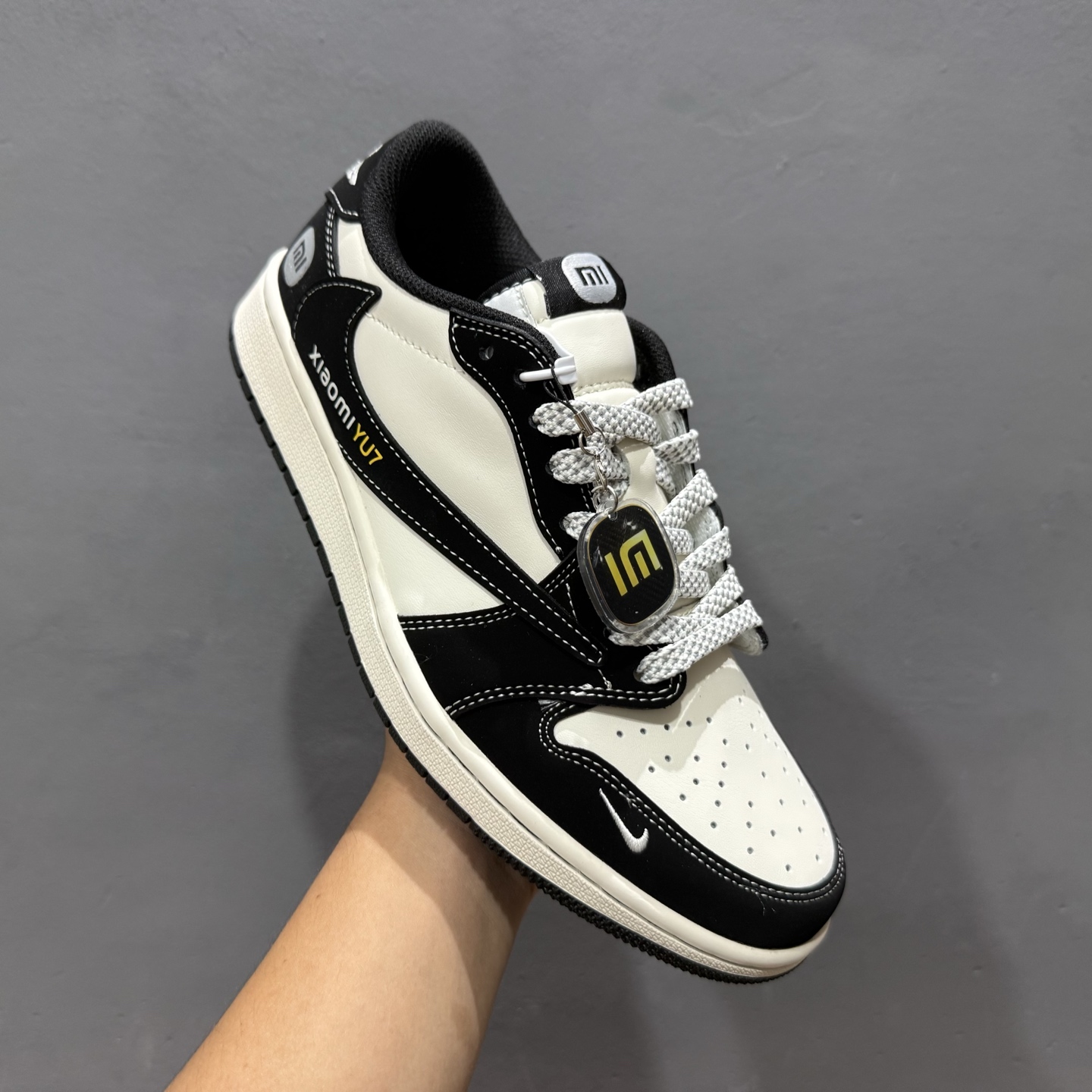 280 XC版Travis Scott x Fragment Design x Air Jordan 1 Low OG SP AJ1 乔1 小米联名 黑YU7 低帮文化休闲板鞋 XX3168-189