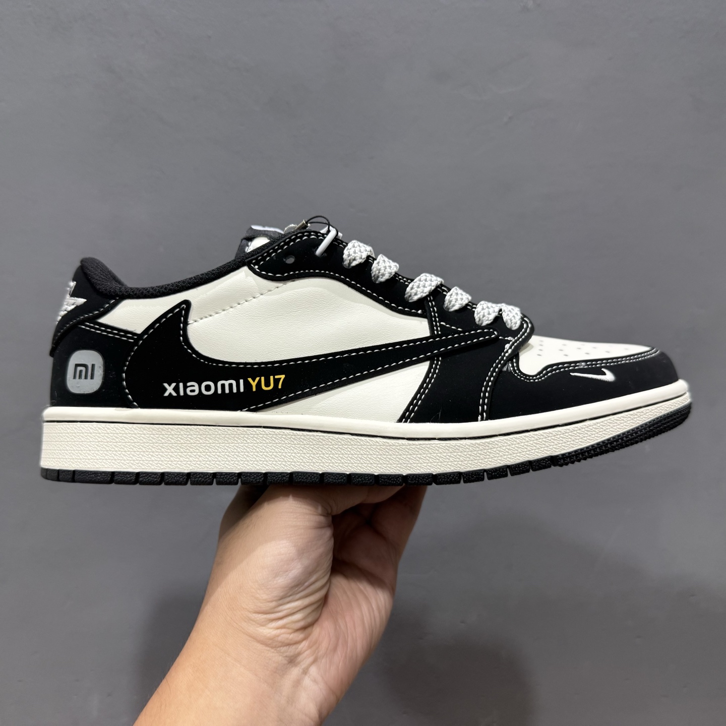 280 XC版Travis Scott x Fragment Design x Air Jordan 1 Low OG SP AJ1 乔1 小米联名 黑YU7 低帮文化休闲板鞋 XX3168-189