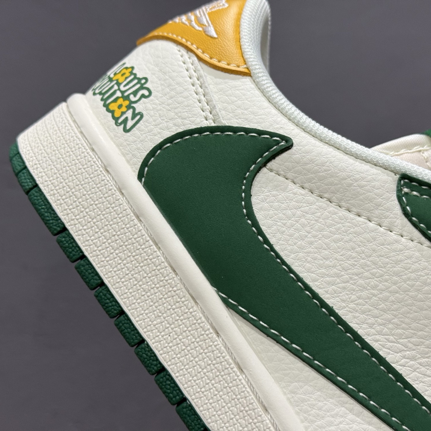 280 XC版Travis Scott x Fragment Design x Air Jordan 1 Low OG SP AJ1 乔1 LV联名 绿黄尾 低帮文化休闲板鞋 ZH2598-161