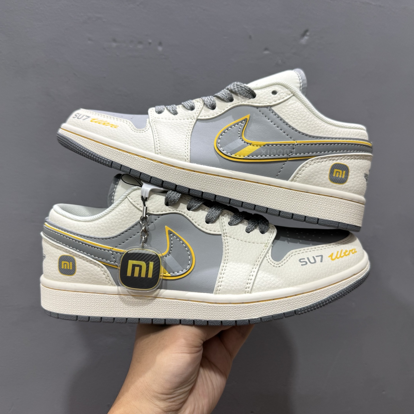 280 Air Jordan 1 Low AJ1 乔1 小米联名 寒武岩灰 高端定制 低帮复古篮球鞋 XX3168-199