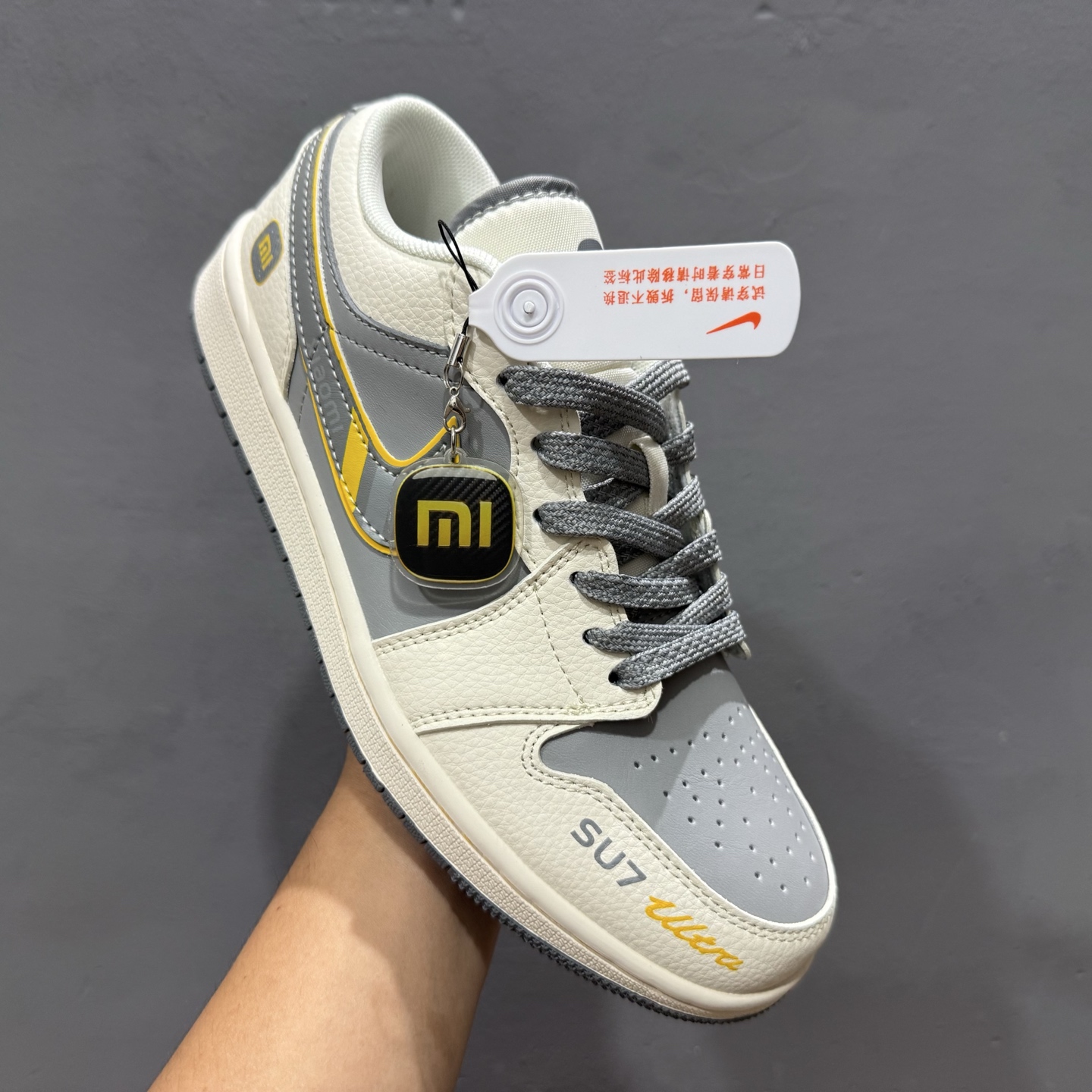 280 Air Jordan 1 Low AJ1 乔1 小米联名 寒武岩灰 高端定制 低帮复古篮球鞋 XX3168-199